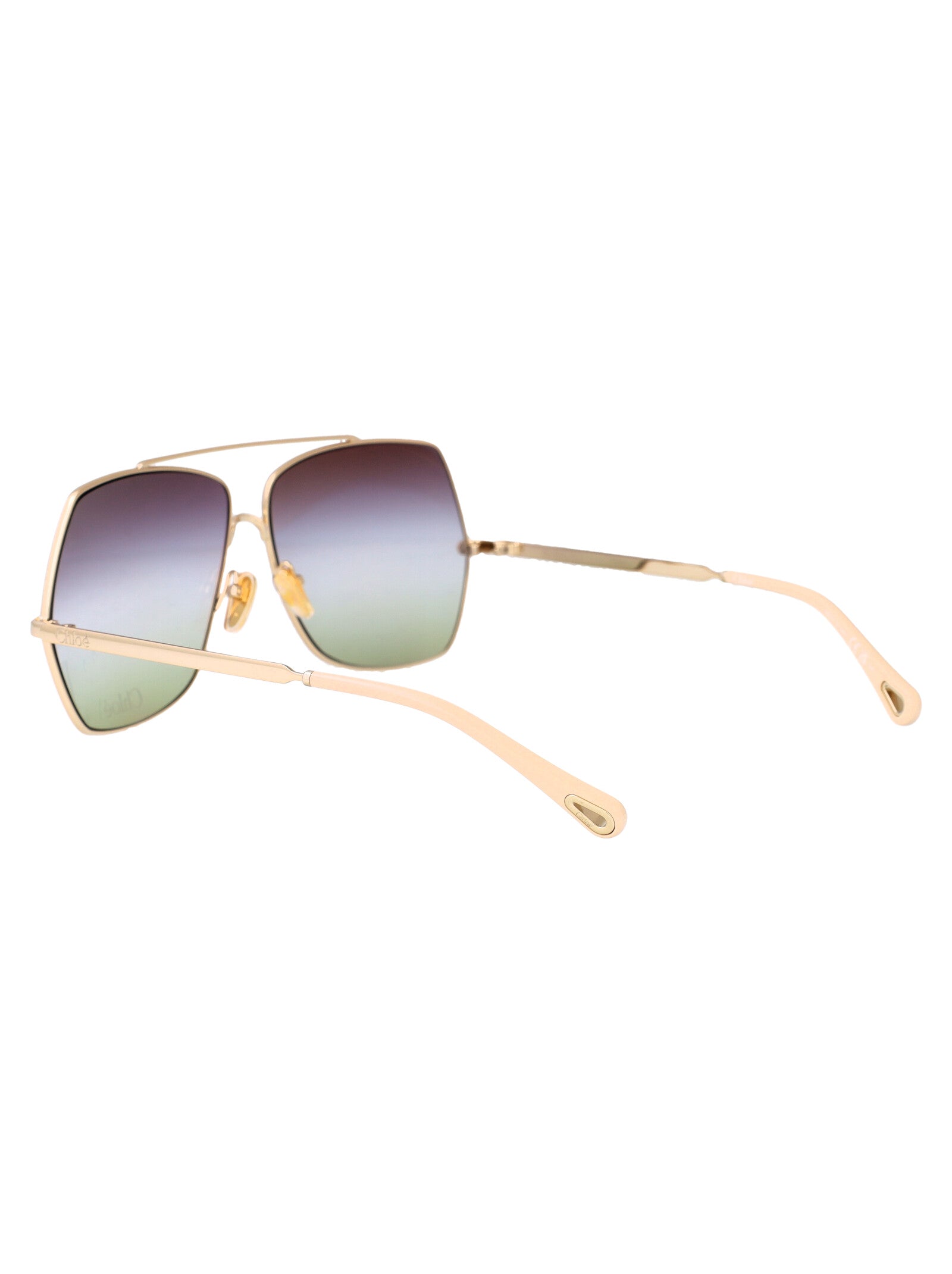 Ch0278s 002 Gold-gold-green Metal Sunglasses