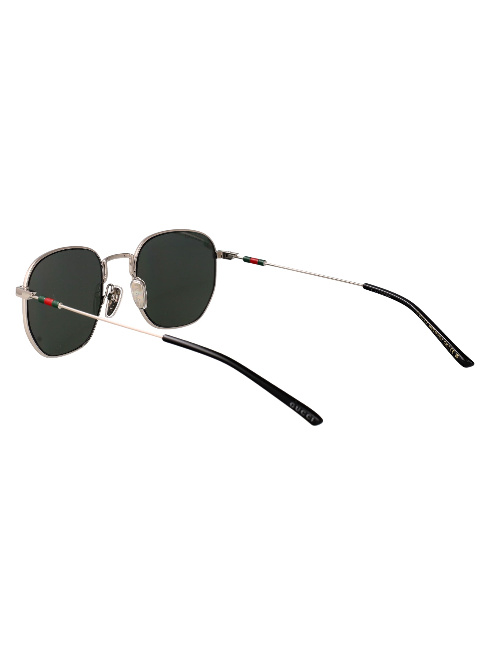 Gg2095s 001 Silver-silver-grey Metal Sunglasses