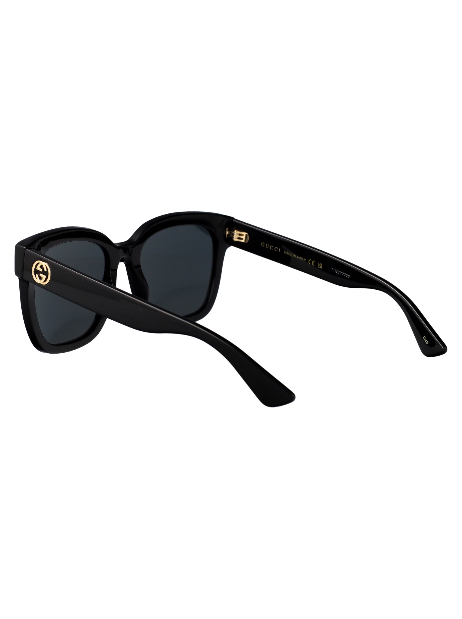 001 Black Grey Acetate Sunglasses