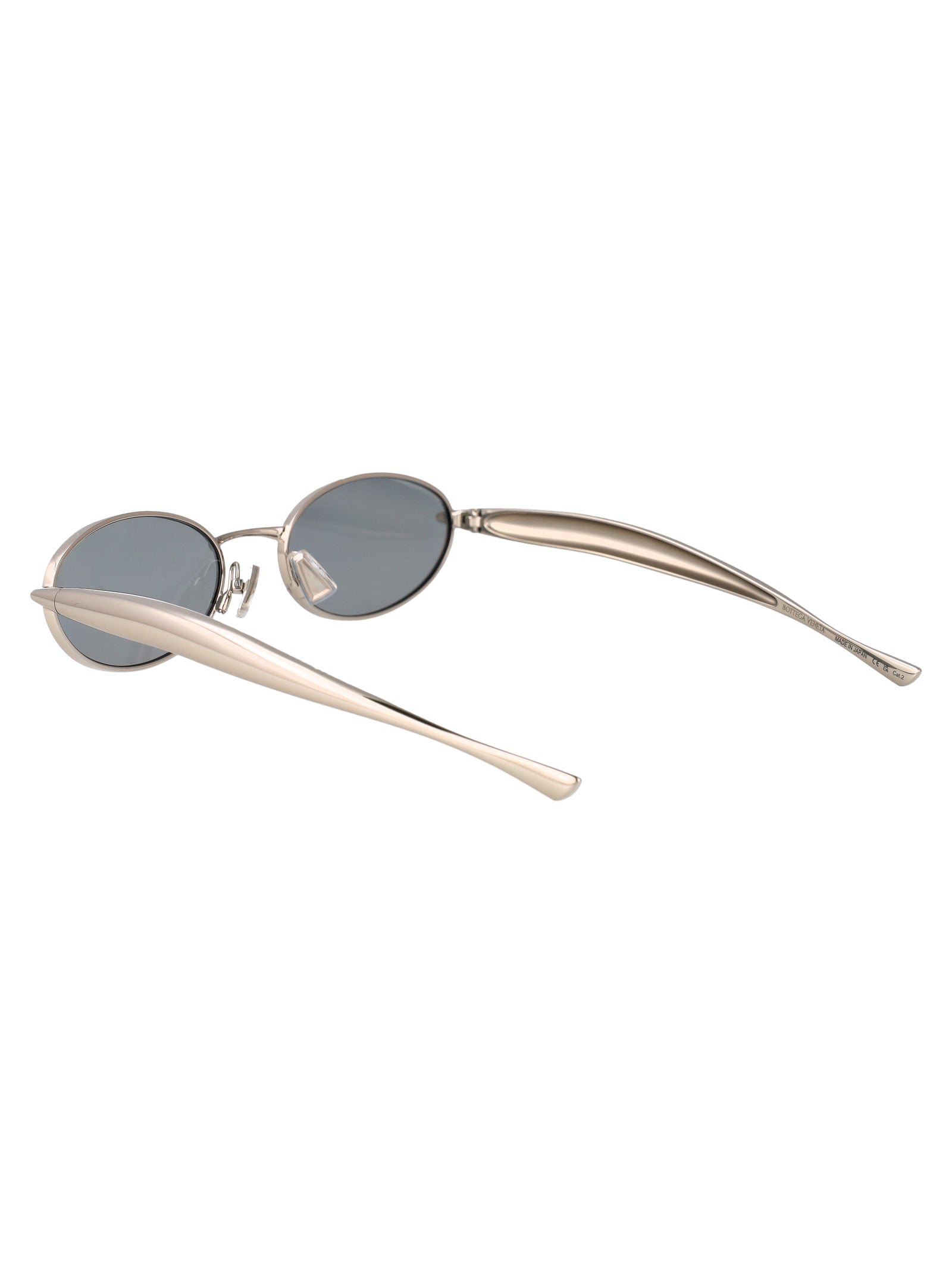 Silver-silver-grey Metal Sunglasses