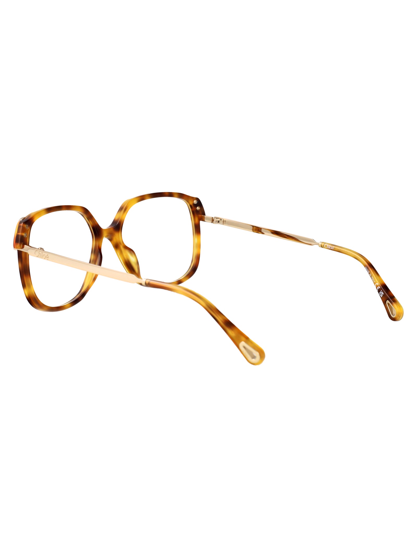 Ch0287o 008 Havana-gold-transparent Acetate Optical