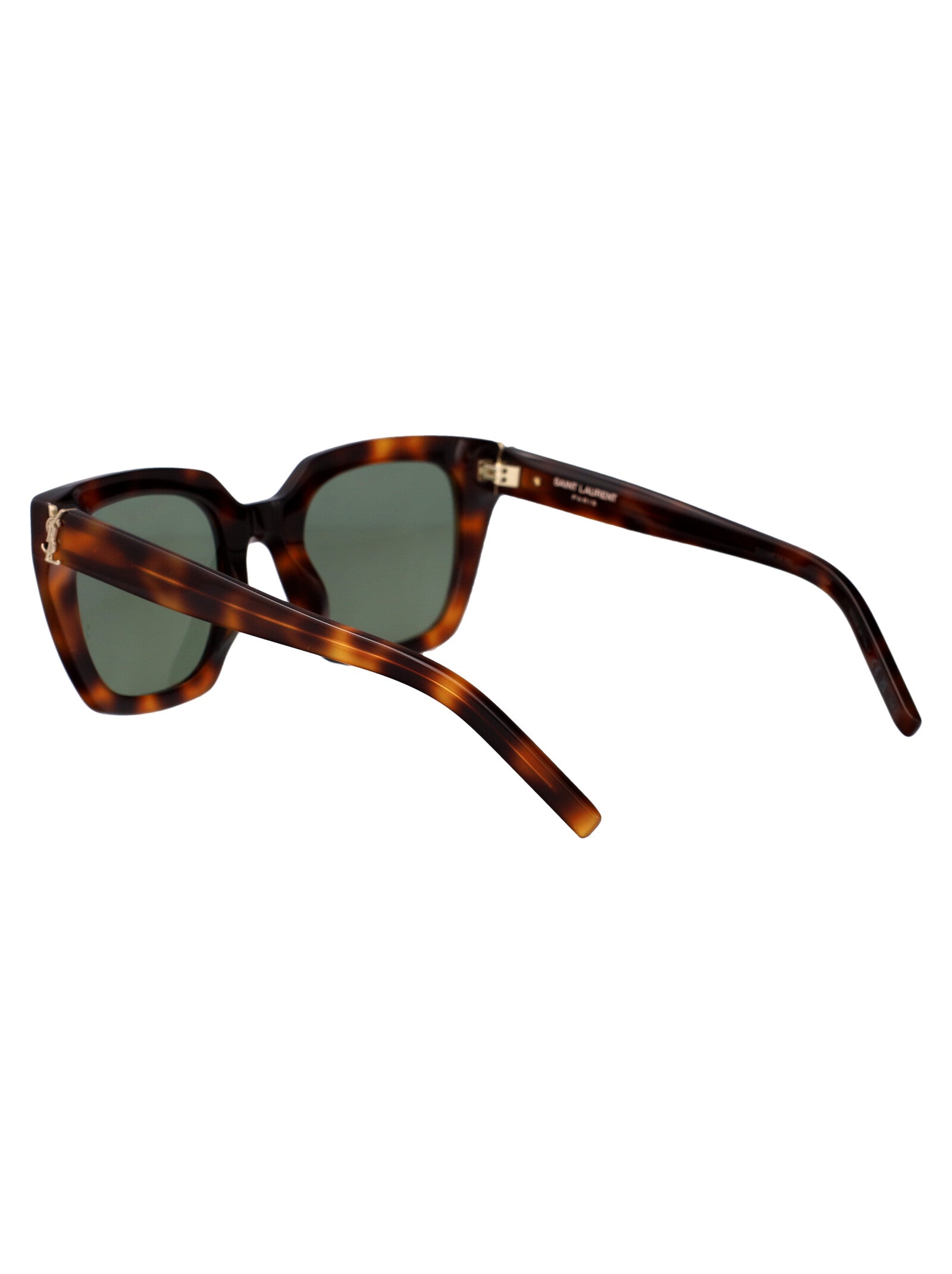 Sl M143 003 Havana-havana-green Acetate Sunglasses