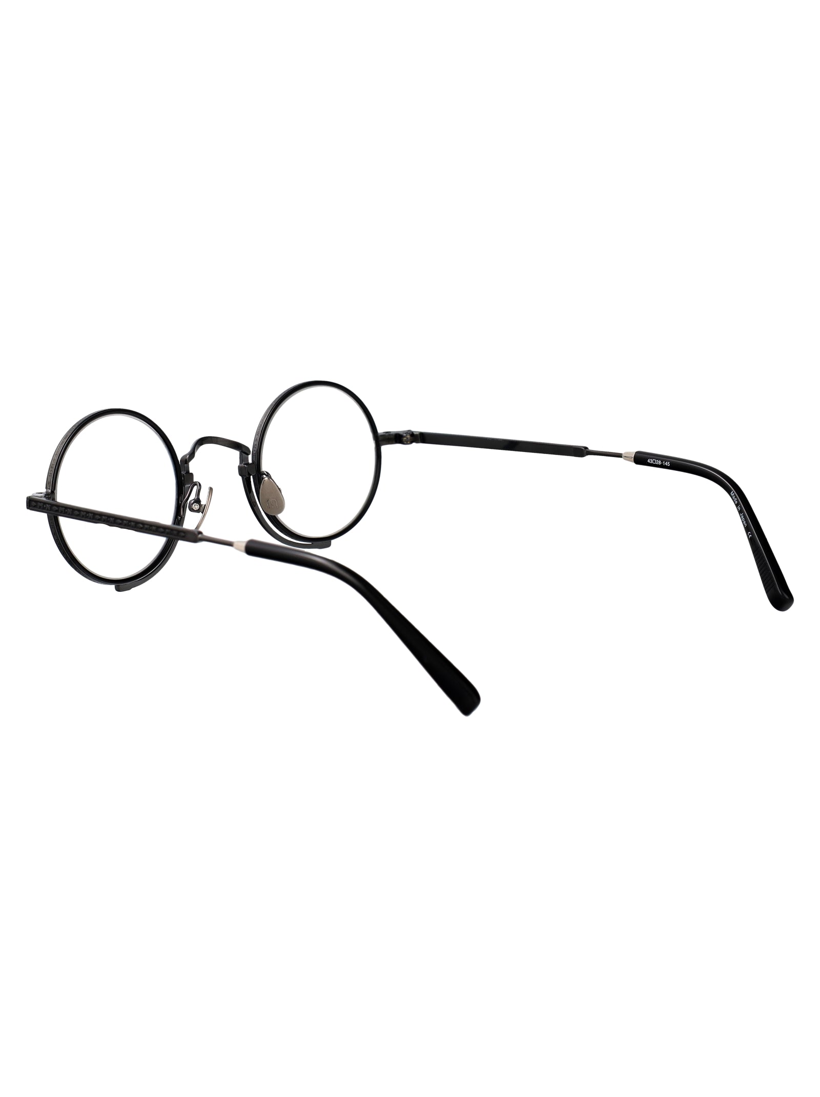 10103h-I Bbk-Blk Brushed Black - Clear Lens Metal Optical
