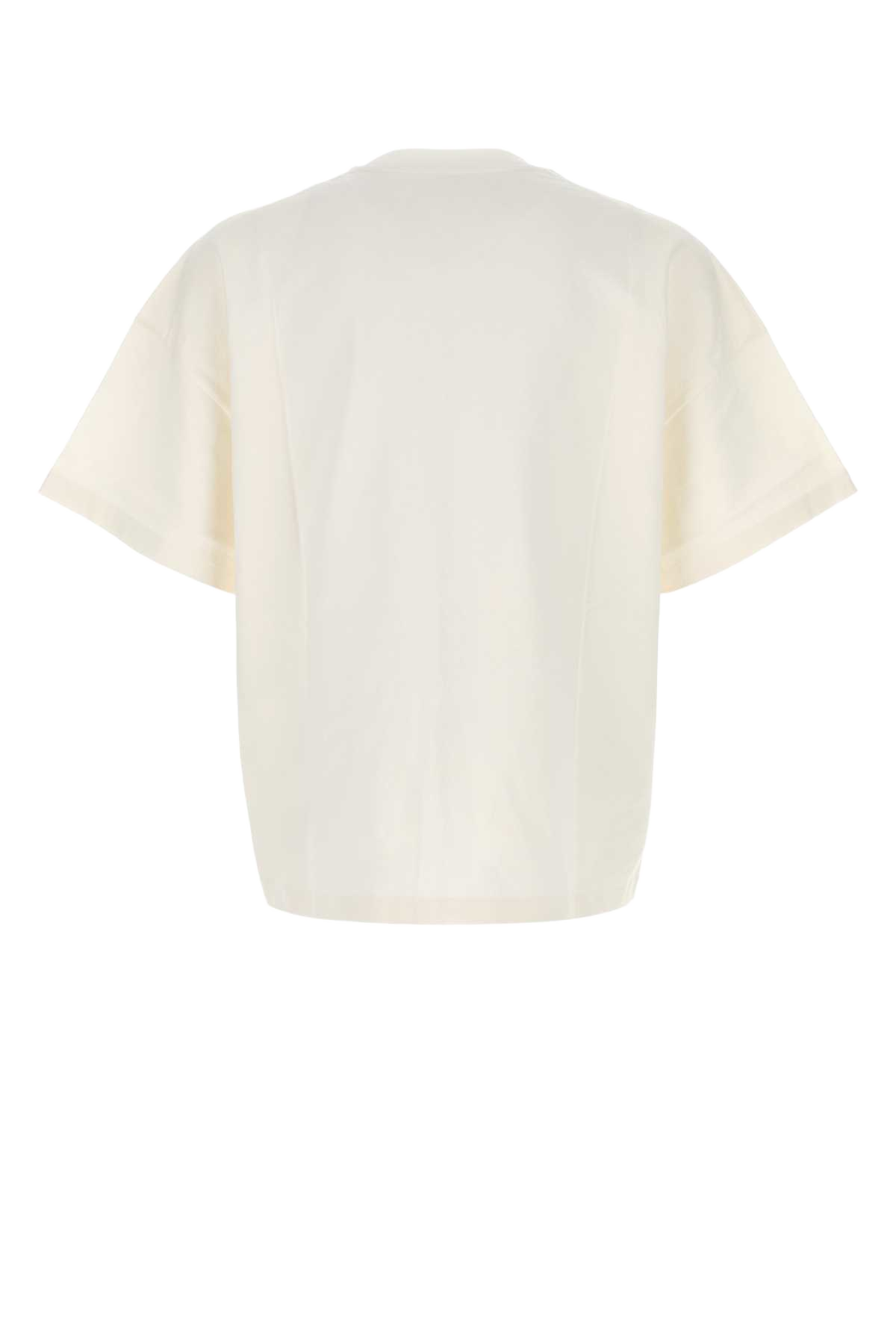 Ivory Cotton Oversize T-Shirt 102 Cotone