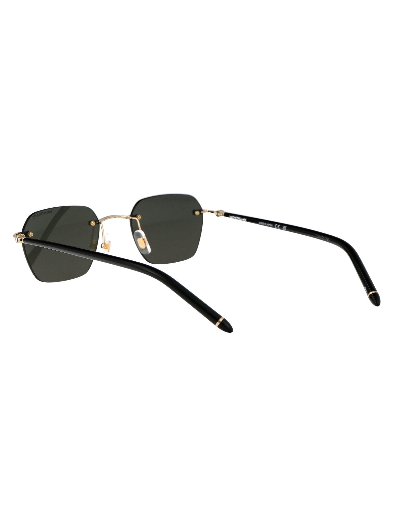 001 Gold Black Grey Acetate Sunglasses