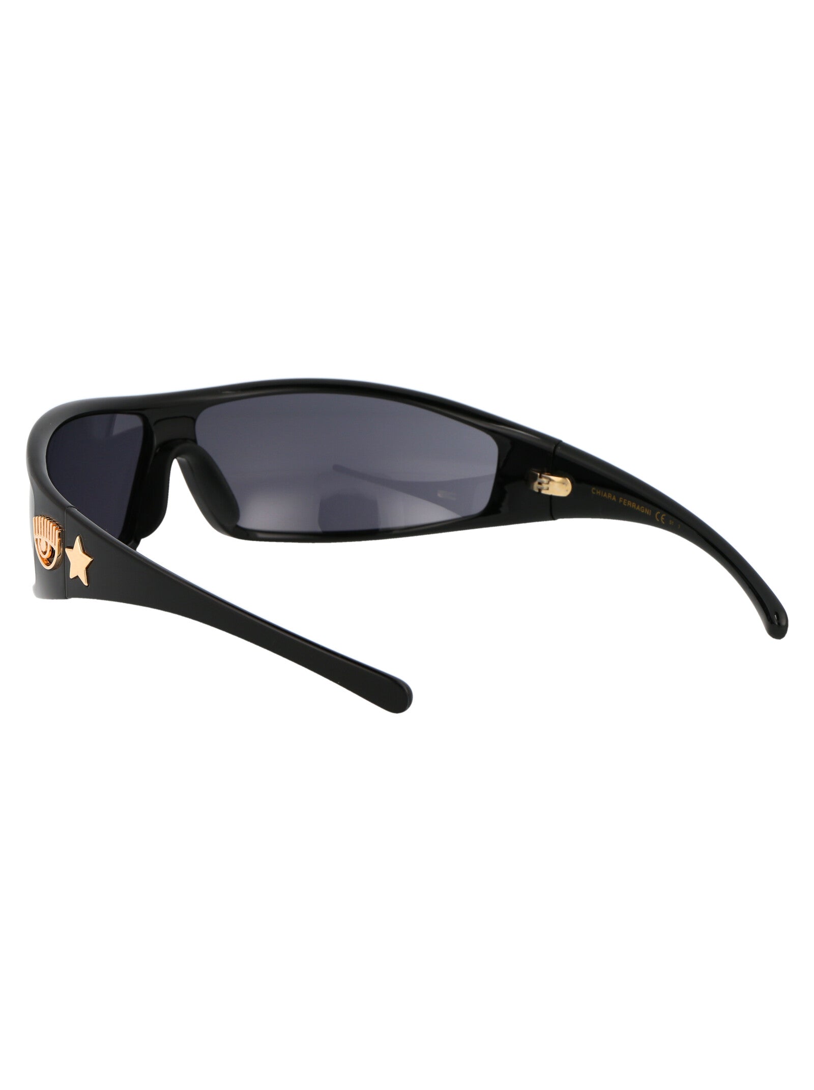 Cf 7017-S 807ir Black Acetate Sunglasses