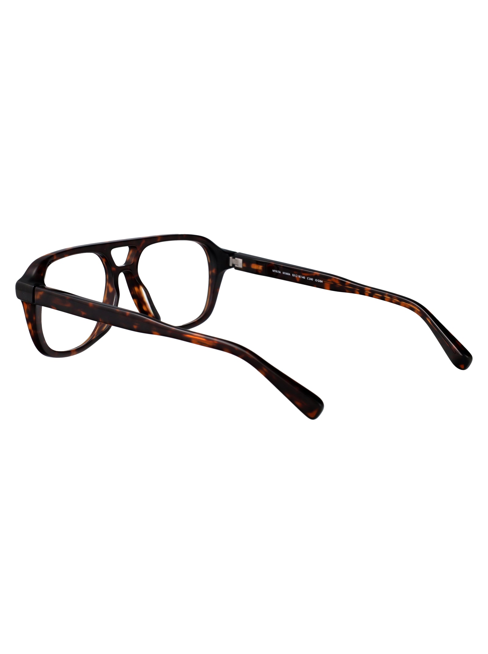 C215-amber Havana/shiny Silver Acetate Optical