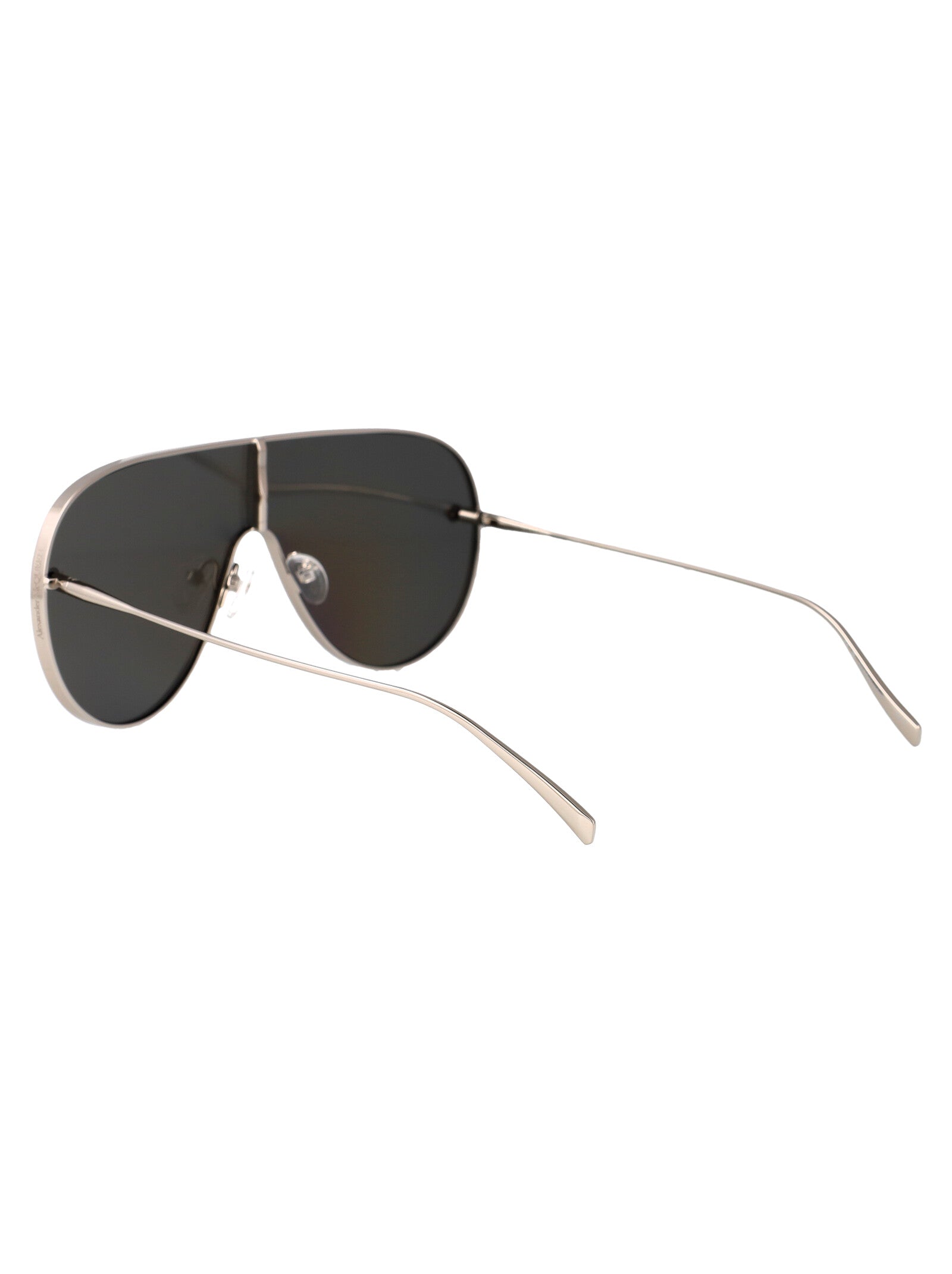 Silver-silver-silver Metal Sunglasses