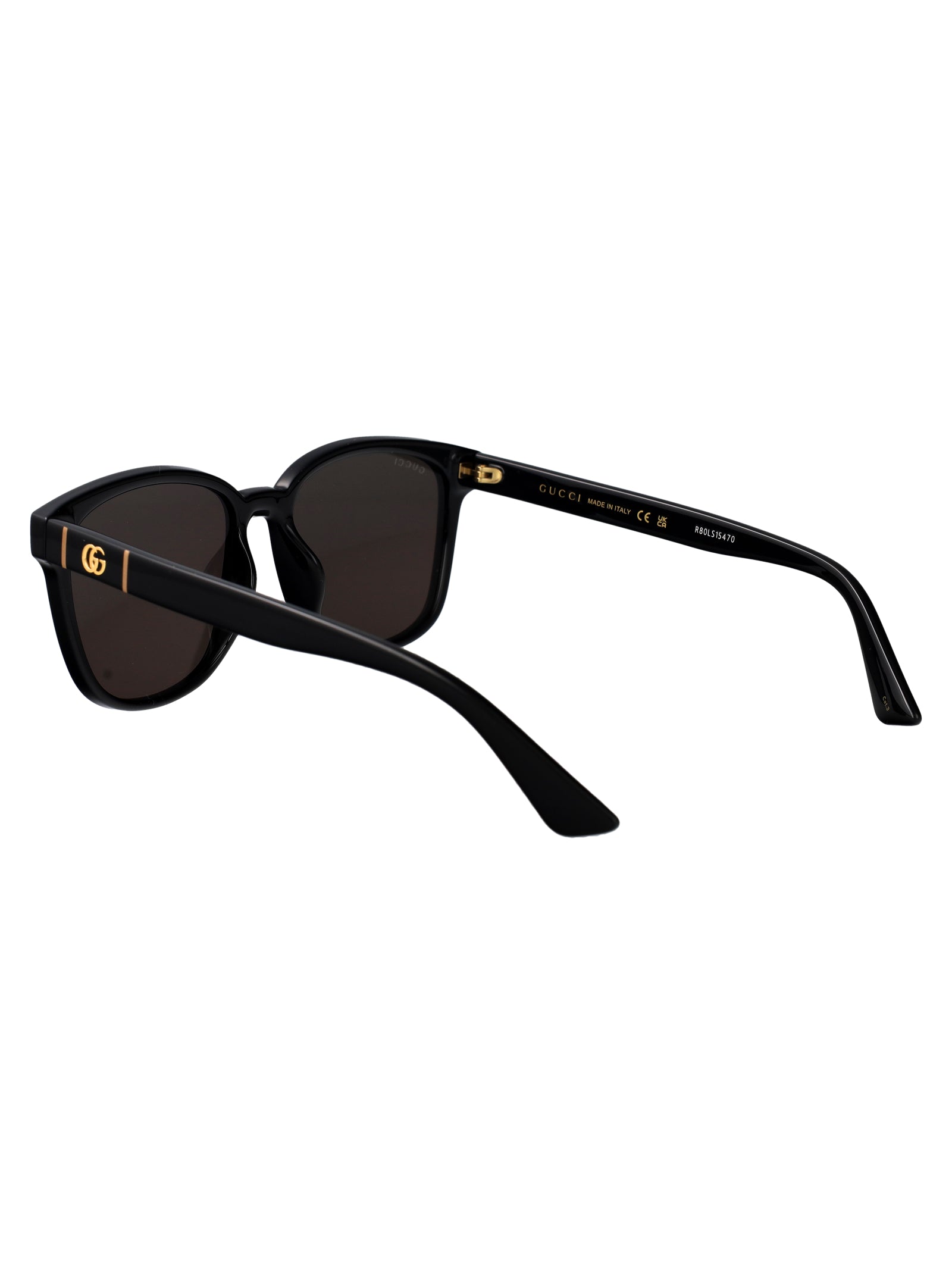 001 Black Grey Acetate Sunglasses