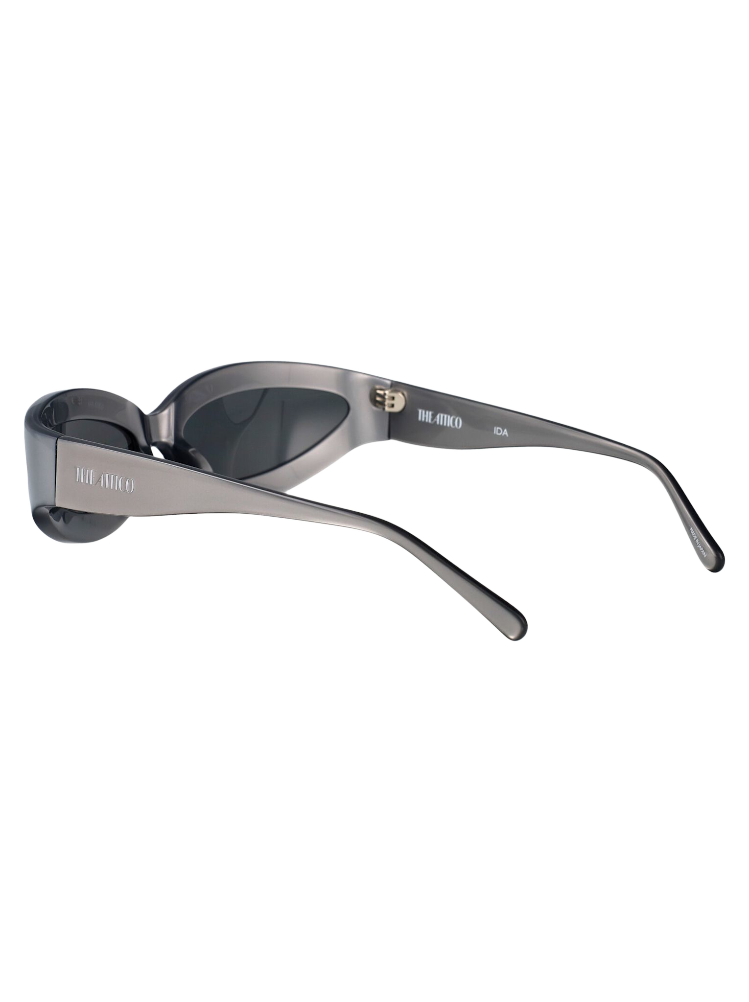 Attico56c4sun Silver/silver/grey Acetate Sunglasses