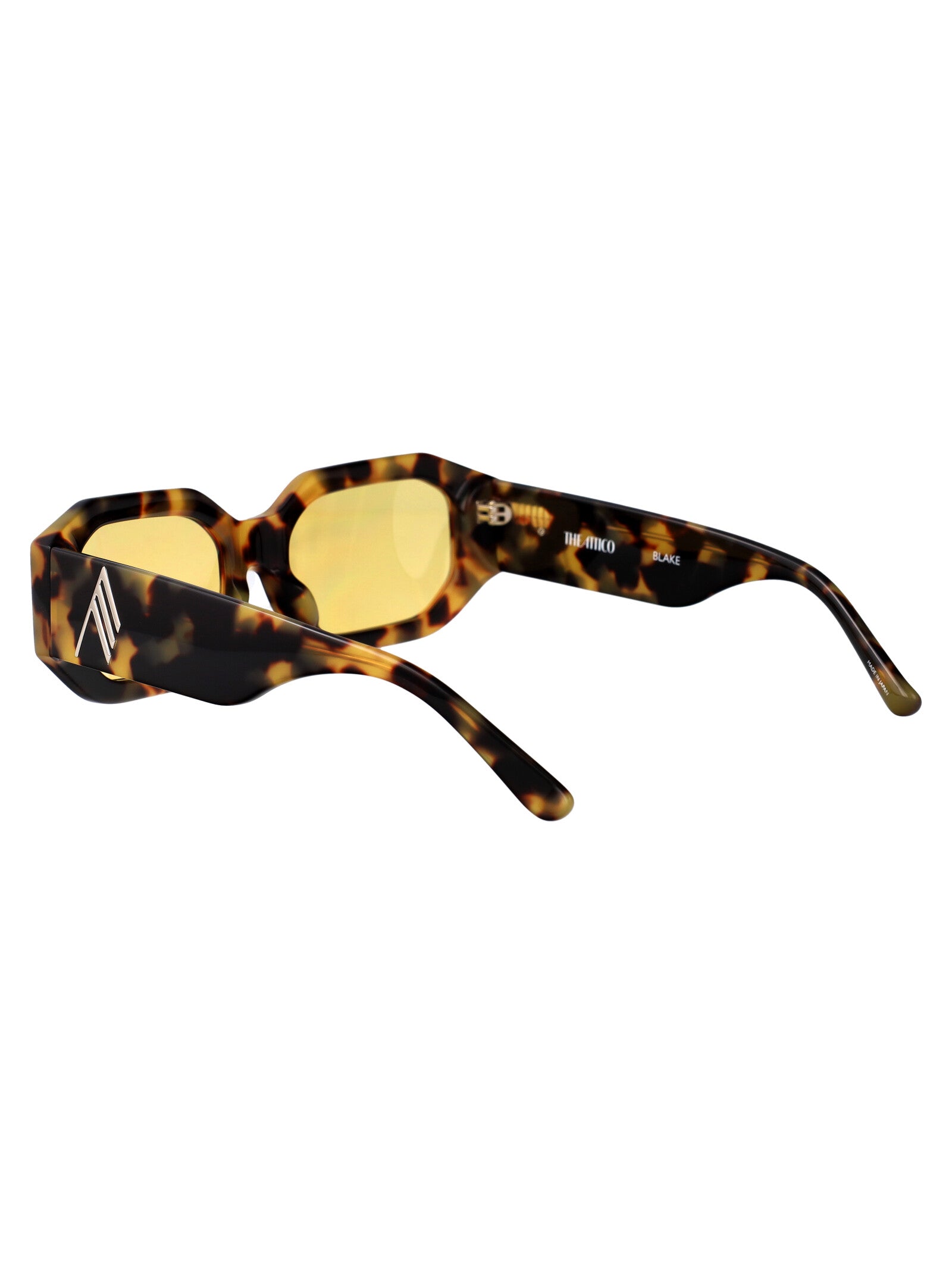 Attico45c7sun C7 T-shell/silver/yellow Acetate Sunglasses