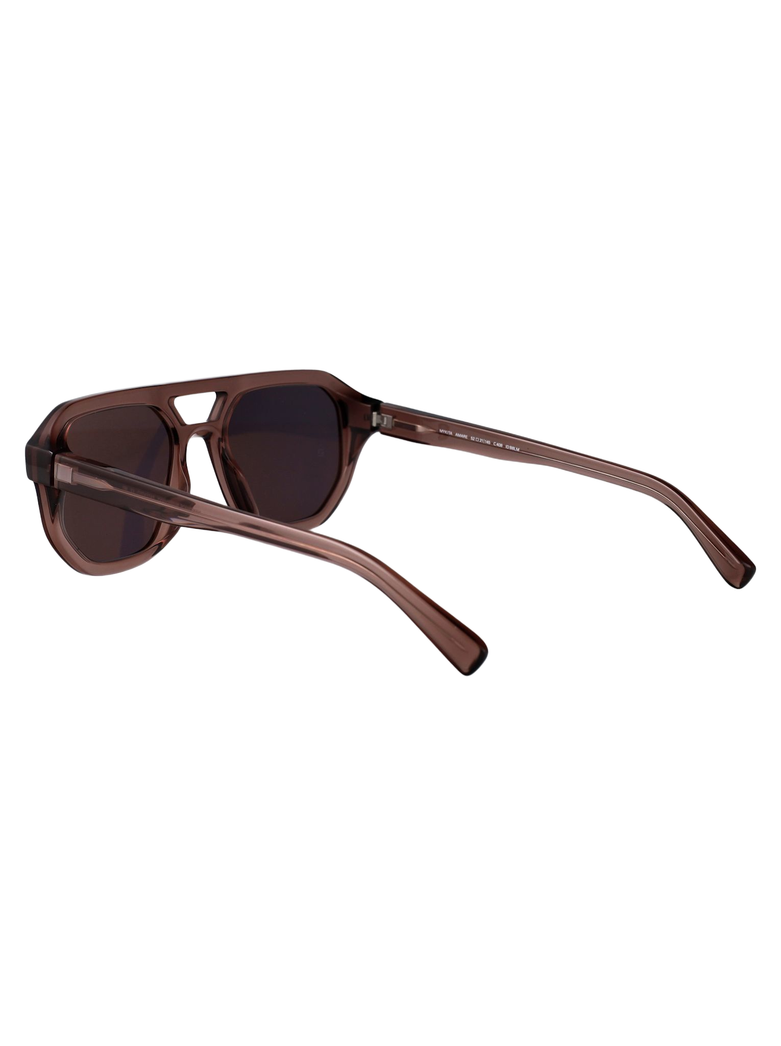 Amare C204-maroon/shiny Silver Acetate Sunglasses
