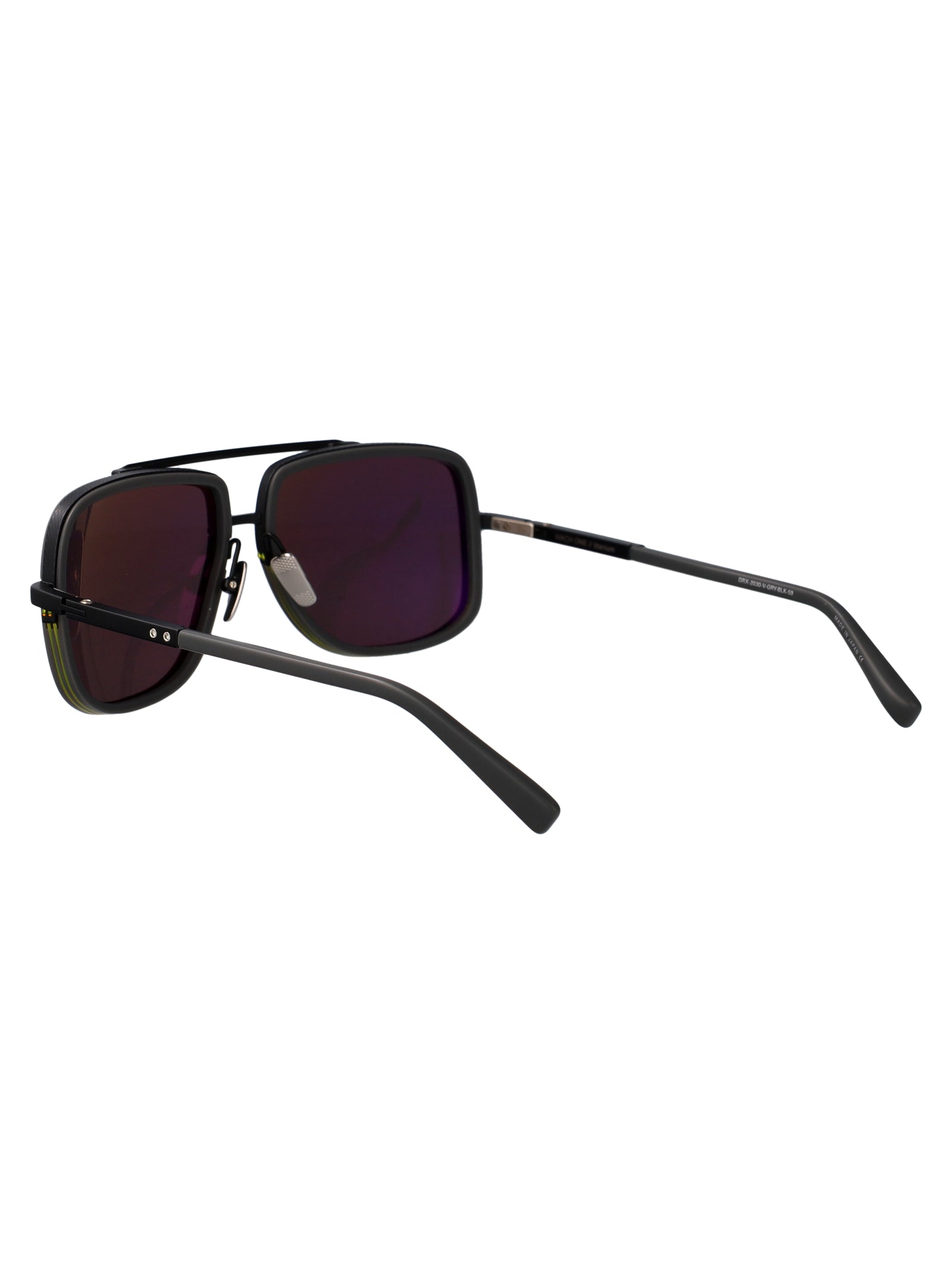 Drx-2030-V-Gry-Blk-59 59 Matte Black - Castle Rock Titanium Sunglasses