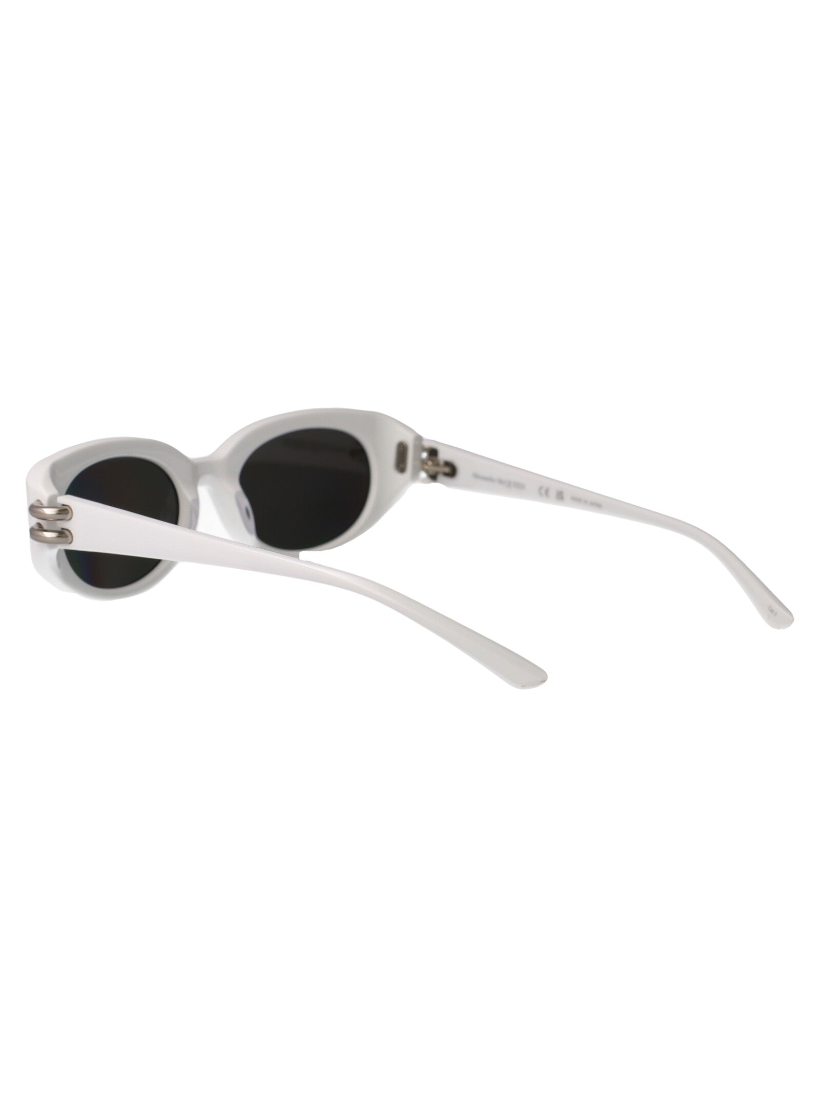 Am0469s 004 White-white-silver Injected Sunglasses