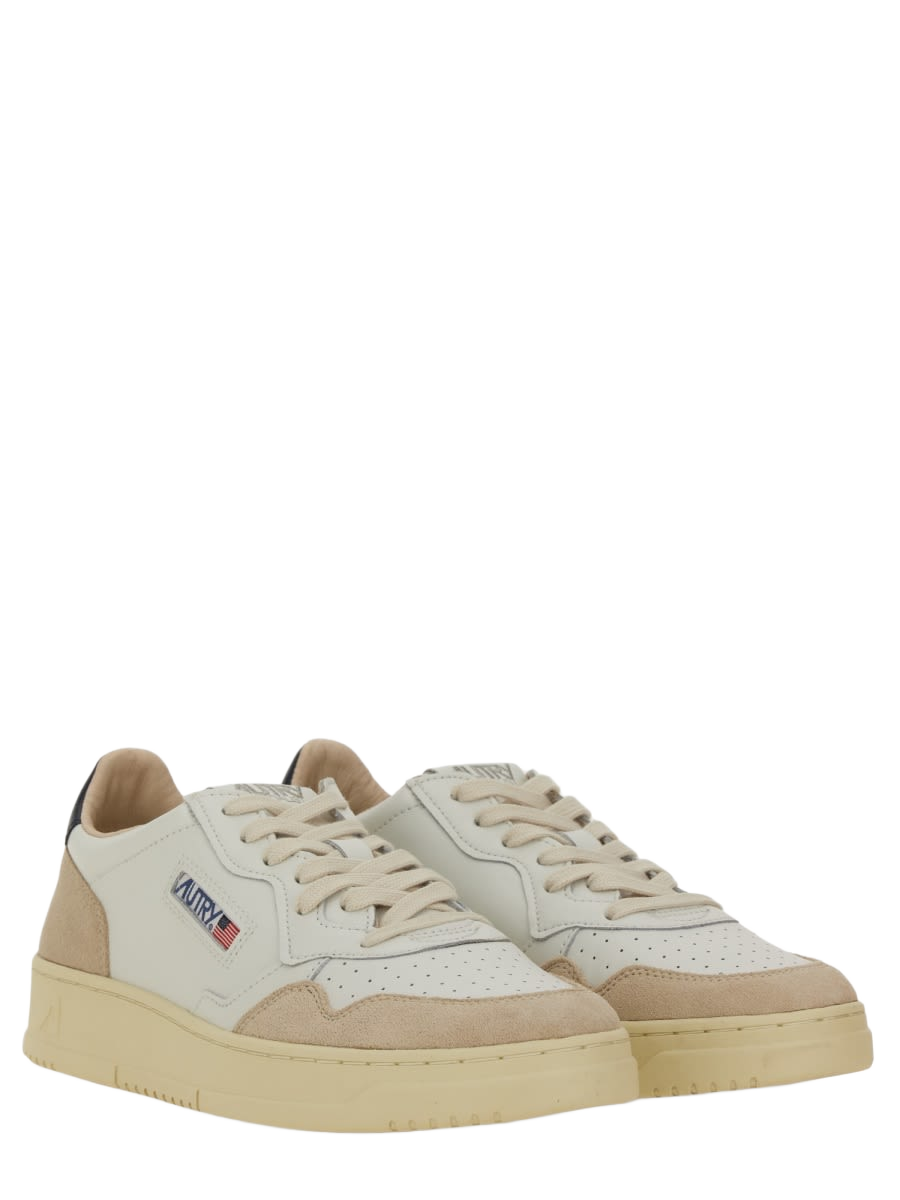 Medalist Low Sneaker White Cow Leather Polyamide