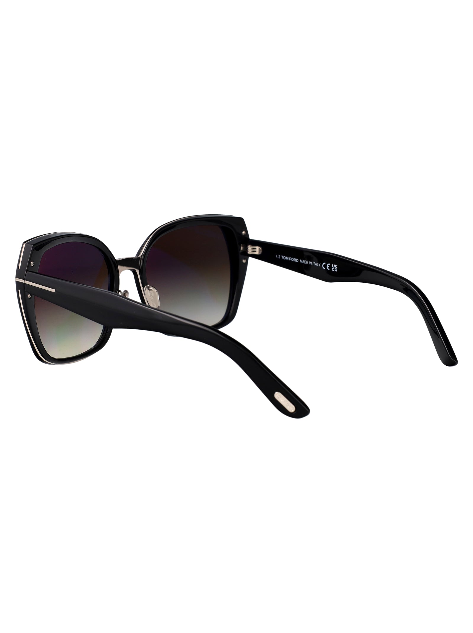 Ft1223 01b Nero Lucido / Fumo Grad Injected Sunglasses