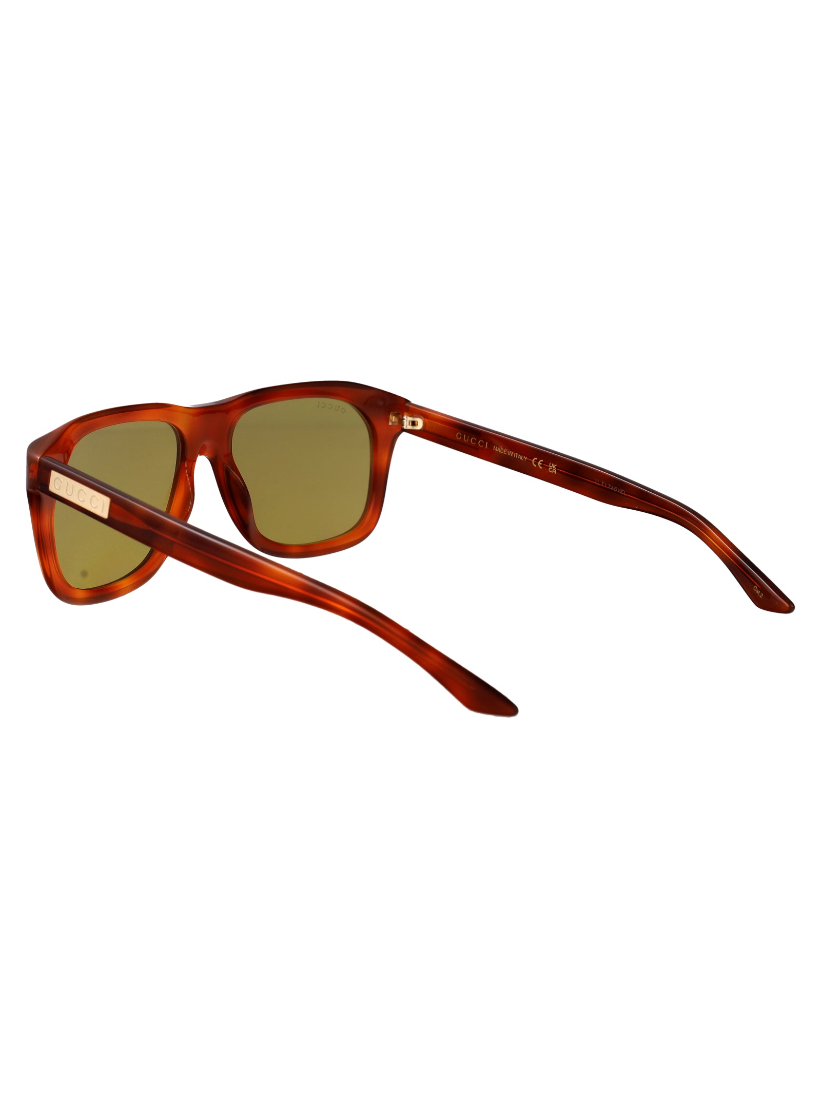 Gg2077s 005 Havana-havana-green Acetate Sunglasses