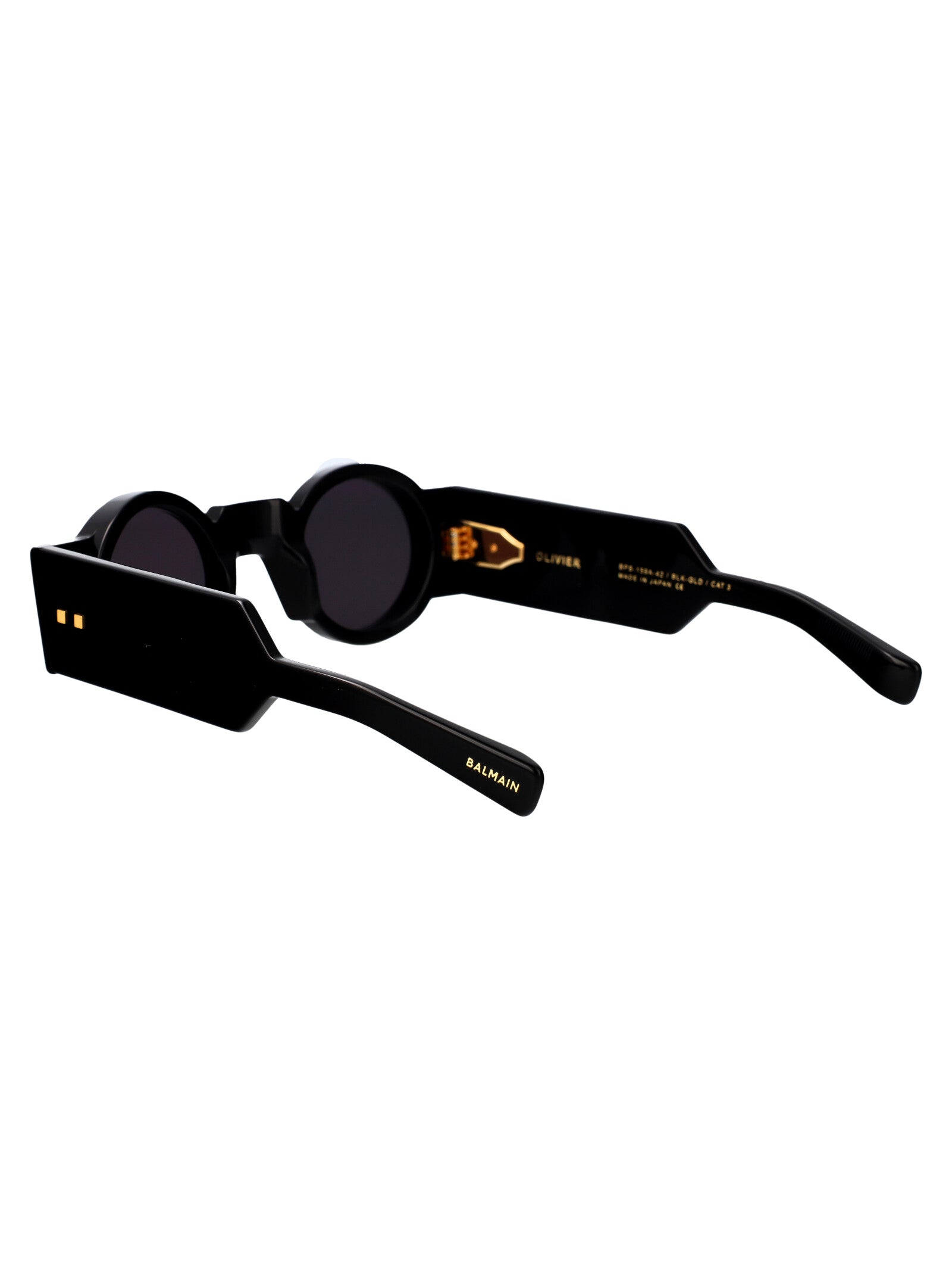 Bps-159a-42 159a Blk - Gld Acetate Sunglasses