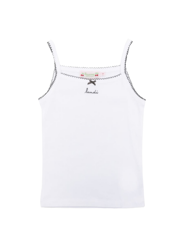 Canottiera White Cotton Sets