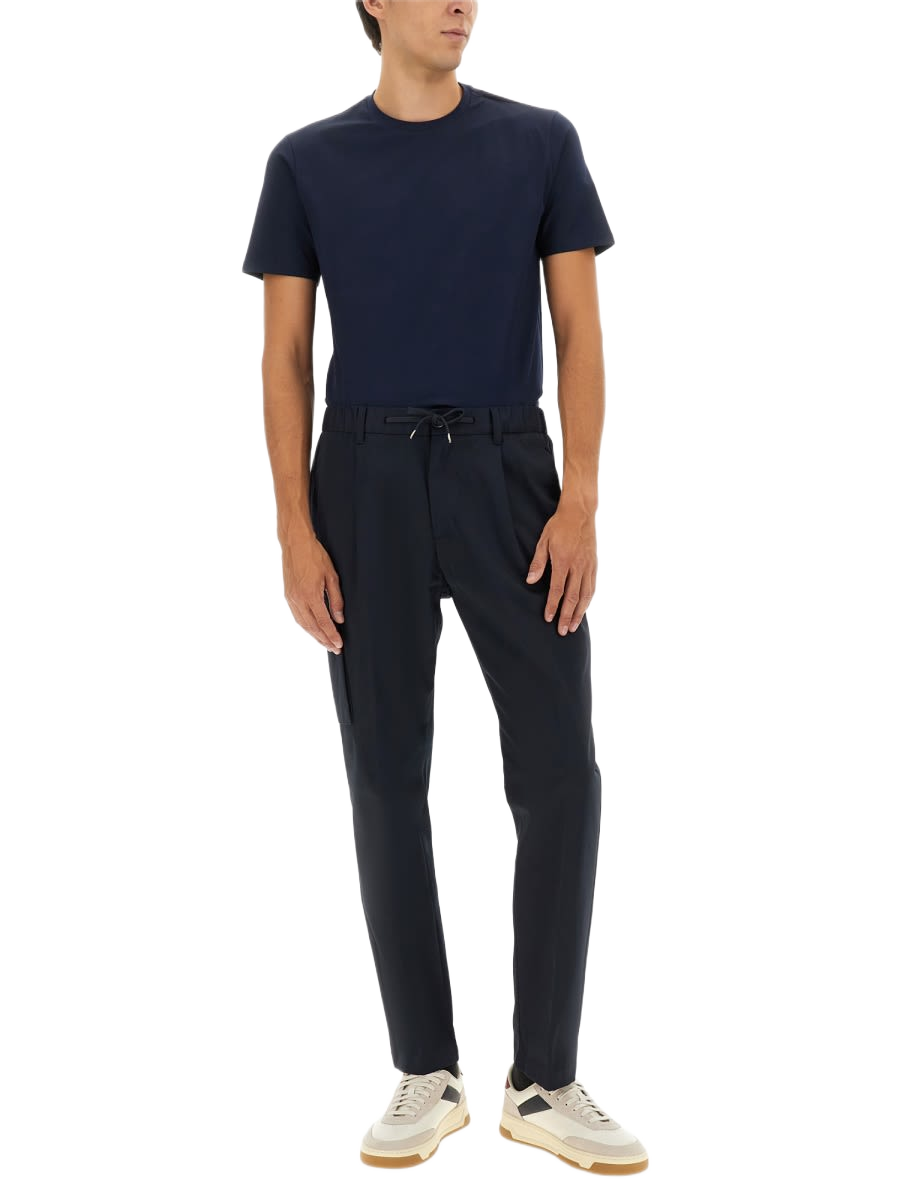 Cotton T-Shirt Blue Elastan T-shirts