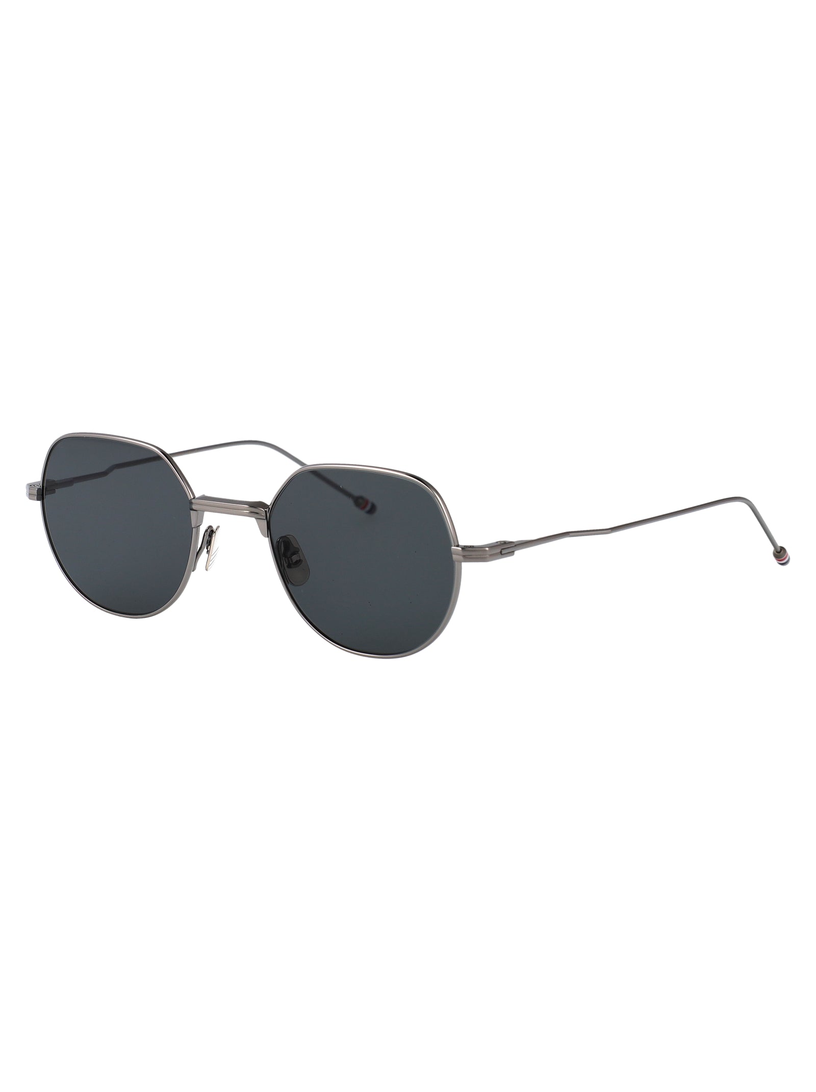 Ues935a-G0001 Black Iron / 18k Gold Plate Titanium Sunglasses