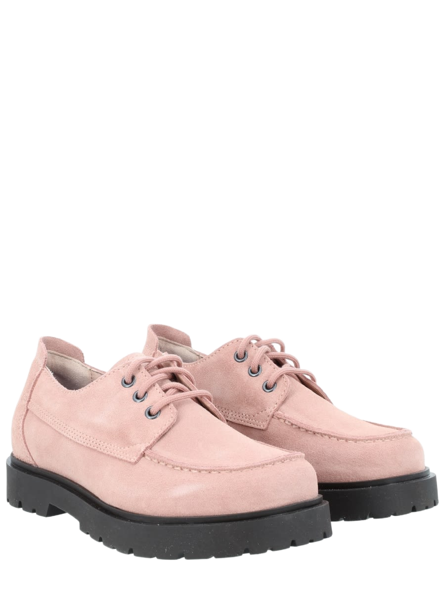 Mocassino Highwood Moc Lace Low Pink Leather Loafers