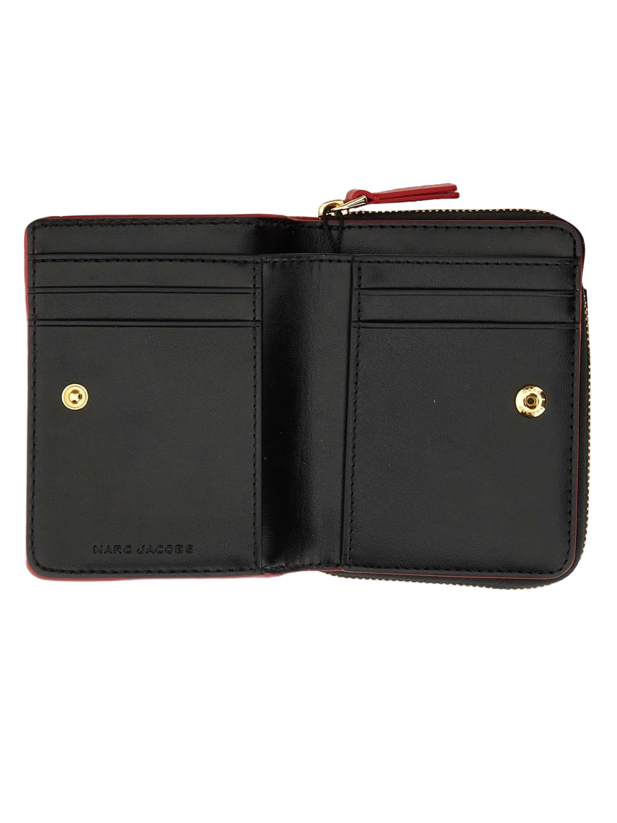 The Compact Mini Wallet Red Cow Leather