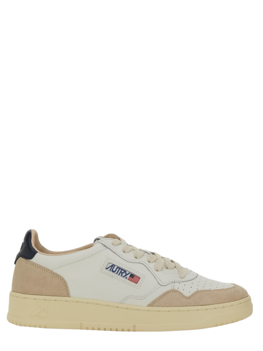 Medalist Low Sneaker White Cow Leather Polyamide