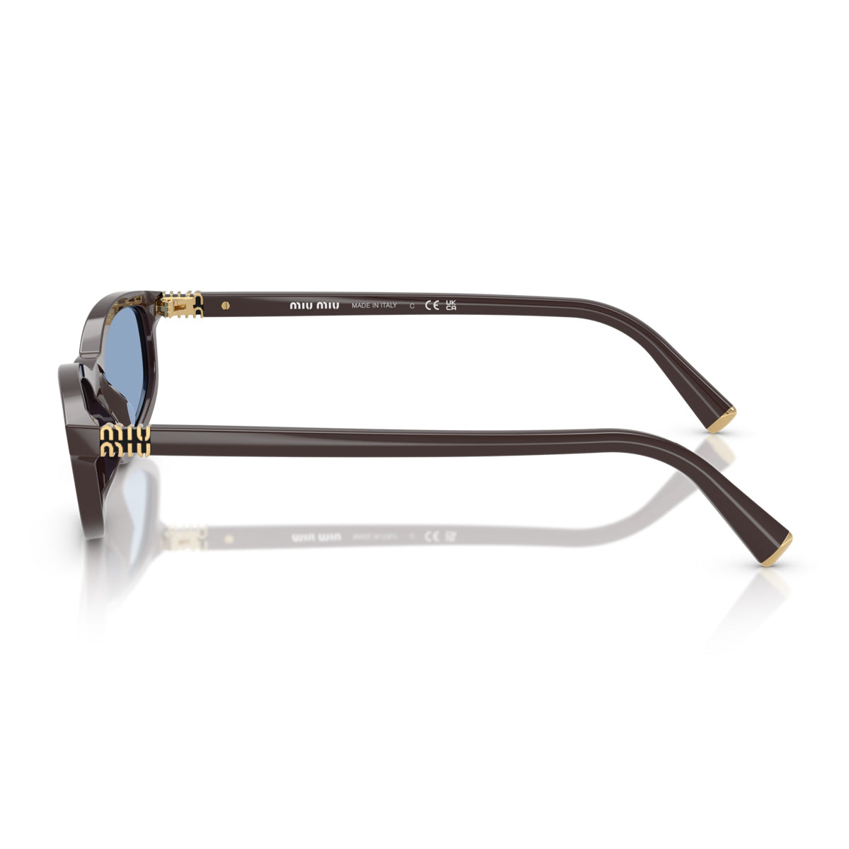 Miu 0MU A06S 22C60O Marrone Moka Acetate Occhiali Da Sole