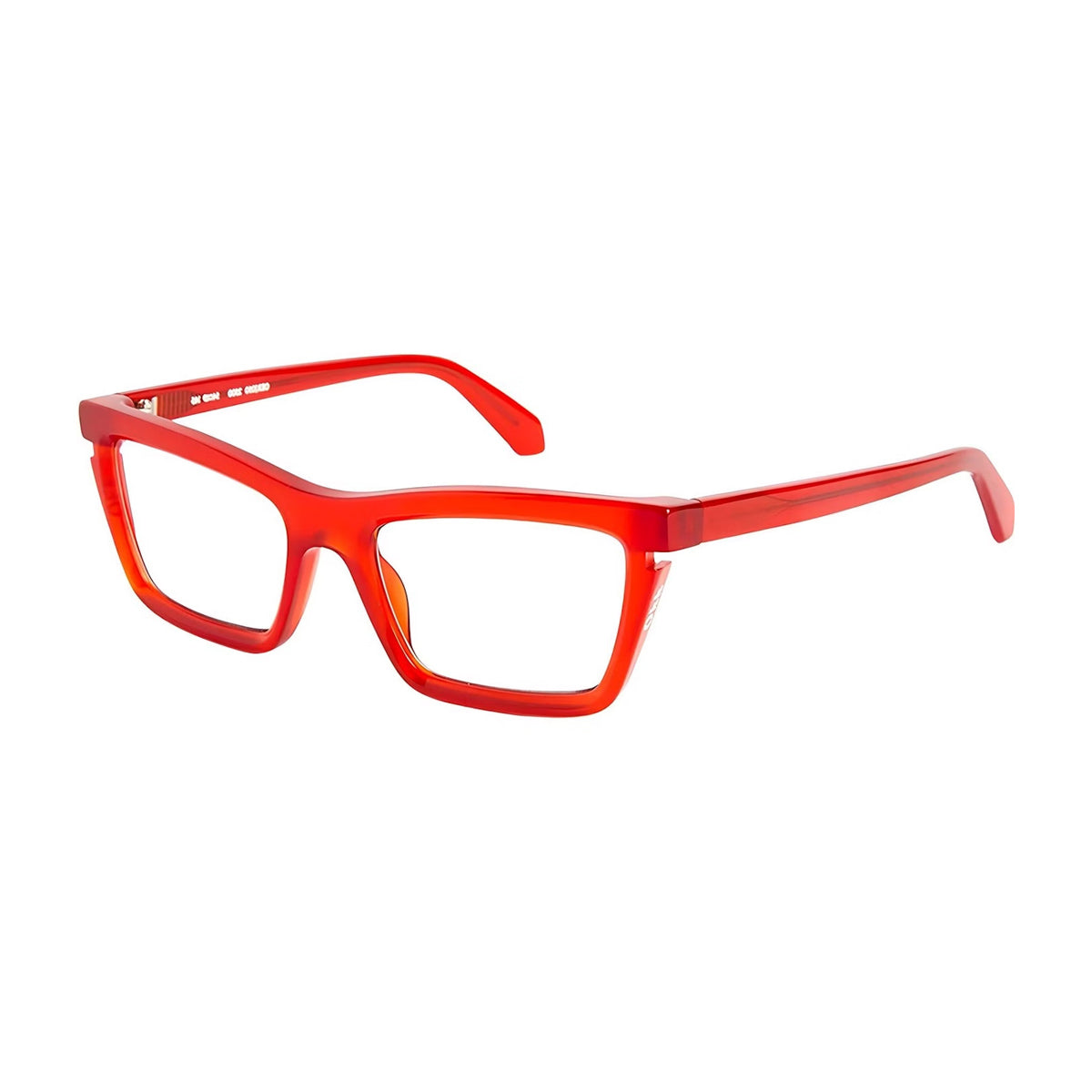 Off White OERJ050 STYLE 50 2500 Red Rosso Acetate Occhiali Da Vista