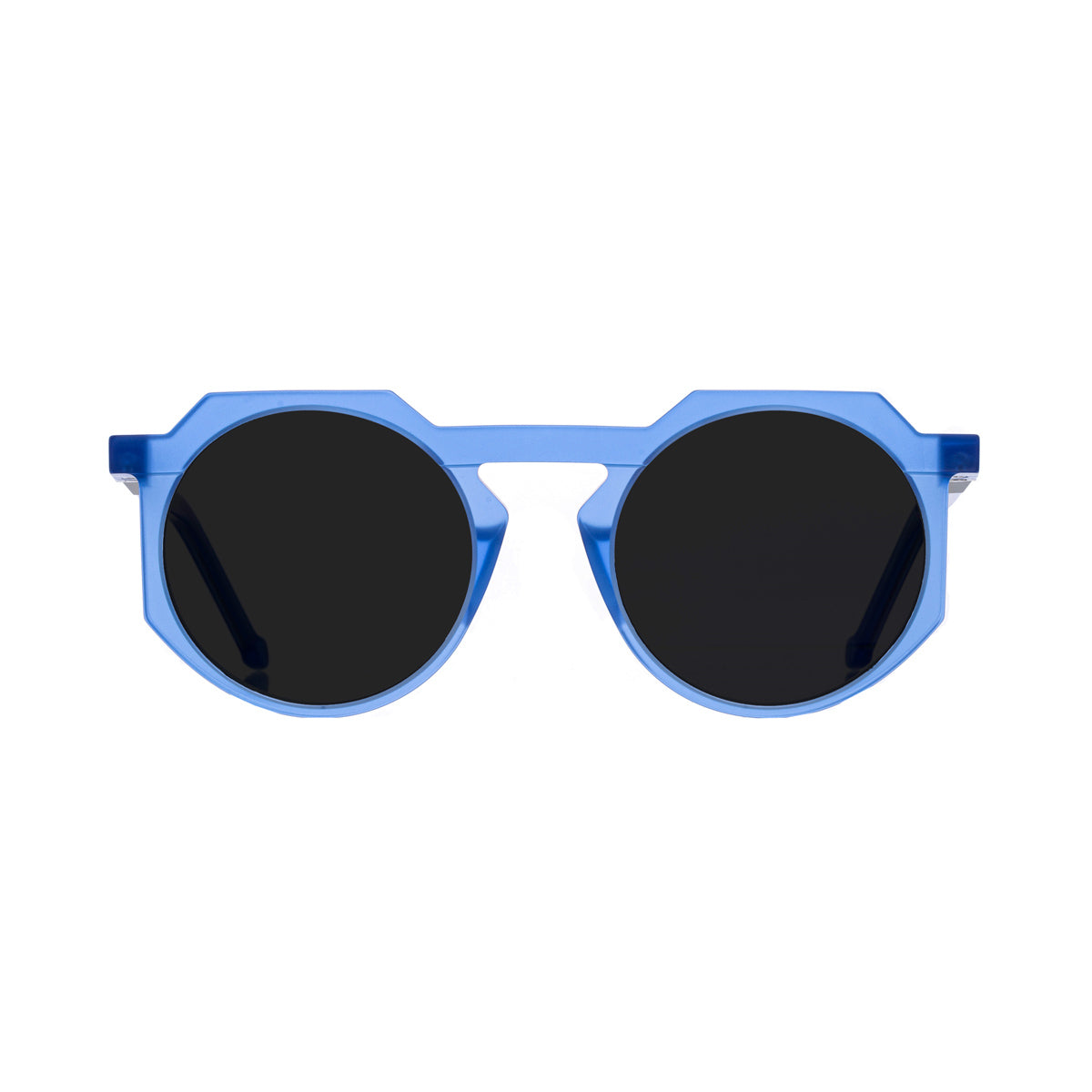 WL0028 White Label CRISTAL BLUE MATTE Blu Bio-acetate Occhiali Sole