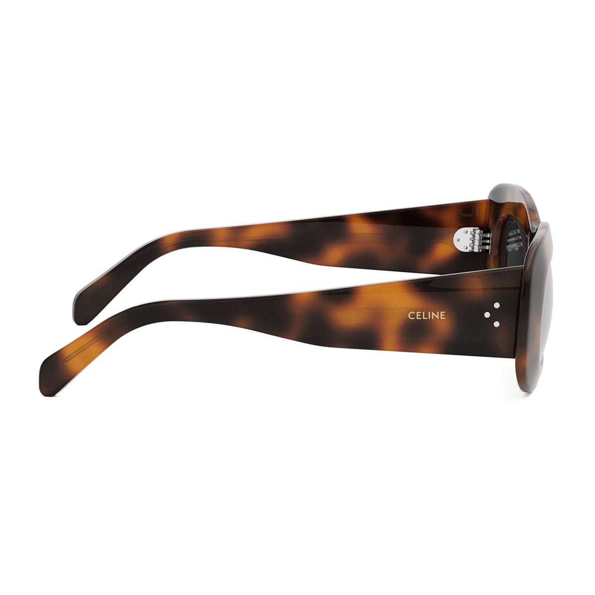 Celine CL40294I 3 Dots 53A Havana Marrone Acetate Occhiali Da Sole