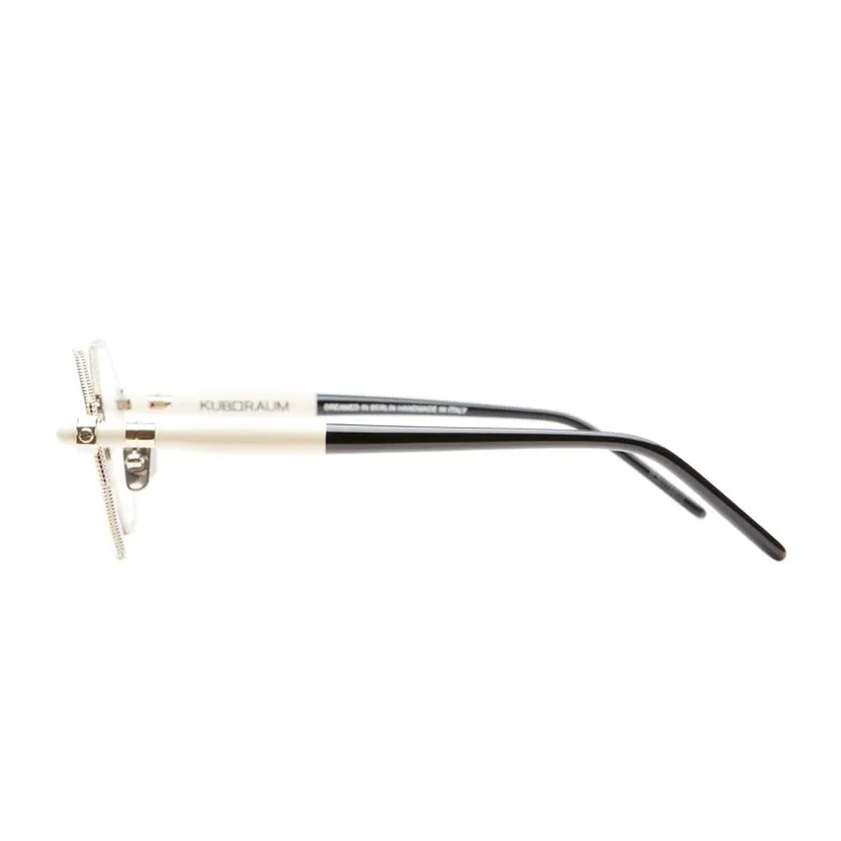 Kuboraum Maske P62 SI YB Silver- White- Black Oro Acetate/metal Occhiali Da Vista