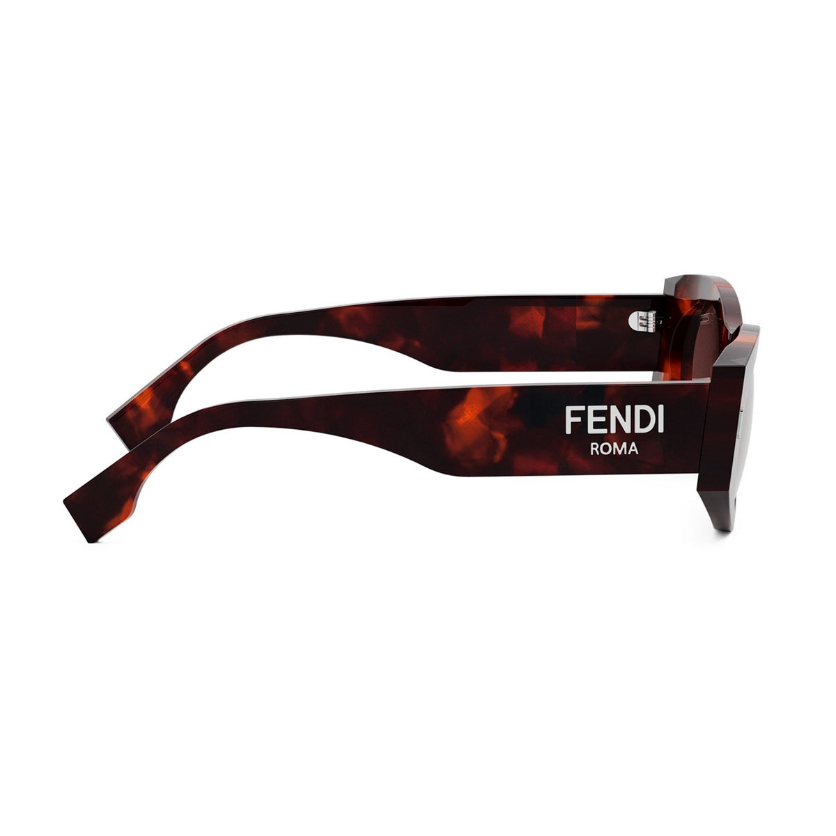 Fendi FE40125I Roma 54S Havana Rosso Acetate Occhiali Da Sole