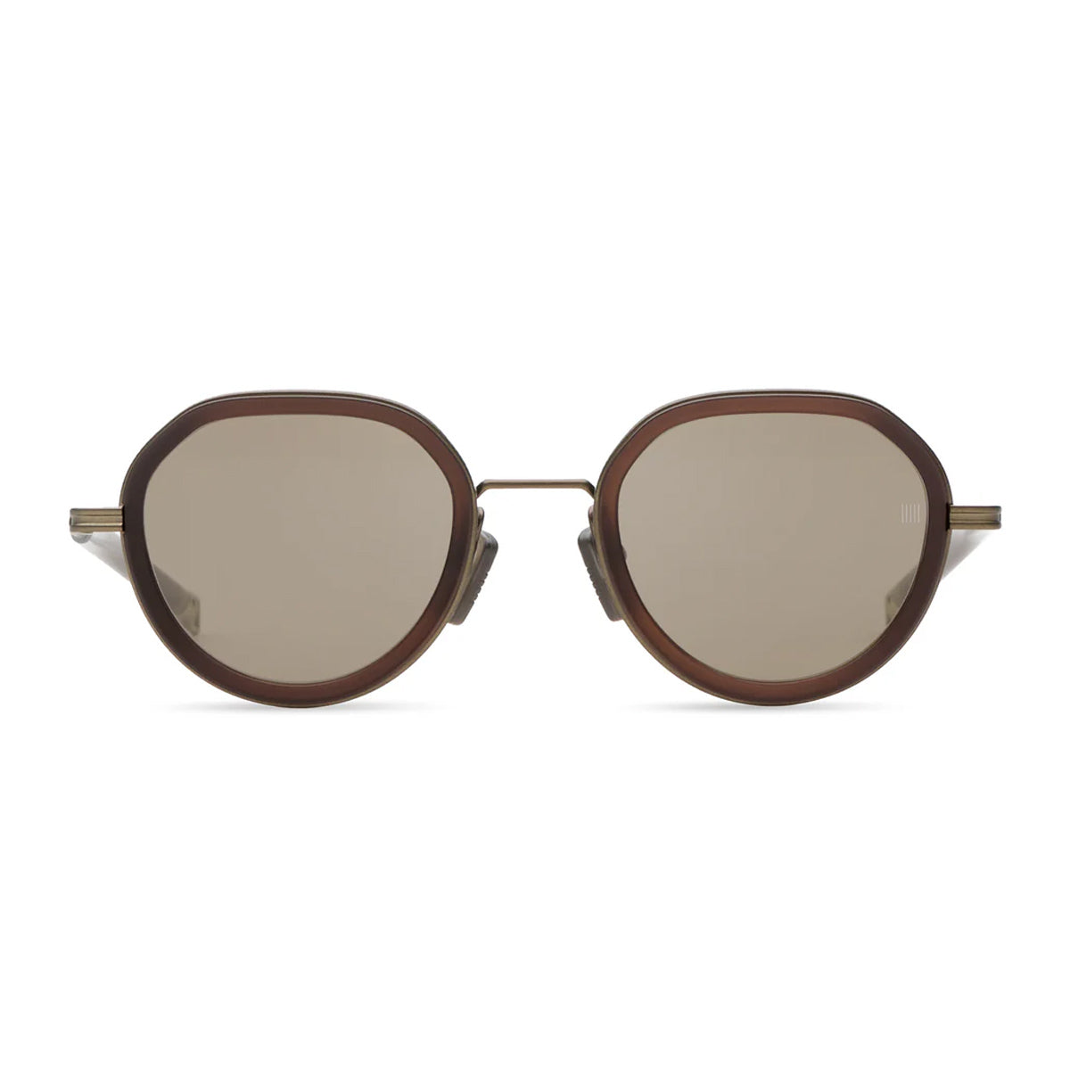 Dita Lancier LSA 432 03 Black Sand Marrone Titanium/acetate Occhiali Da Sole