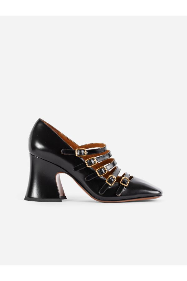 Chloé Patent leather heel in black