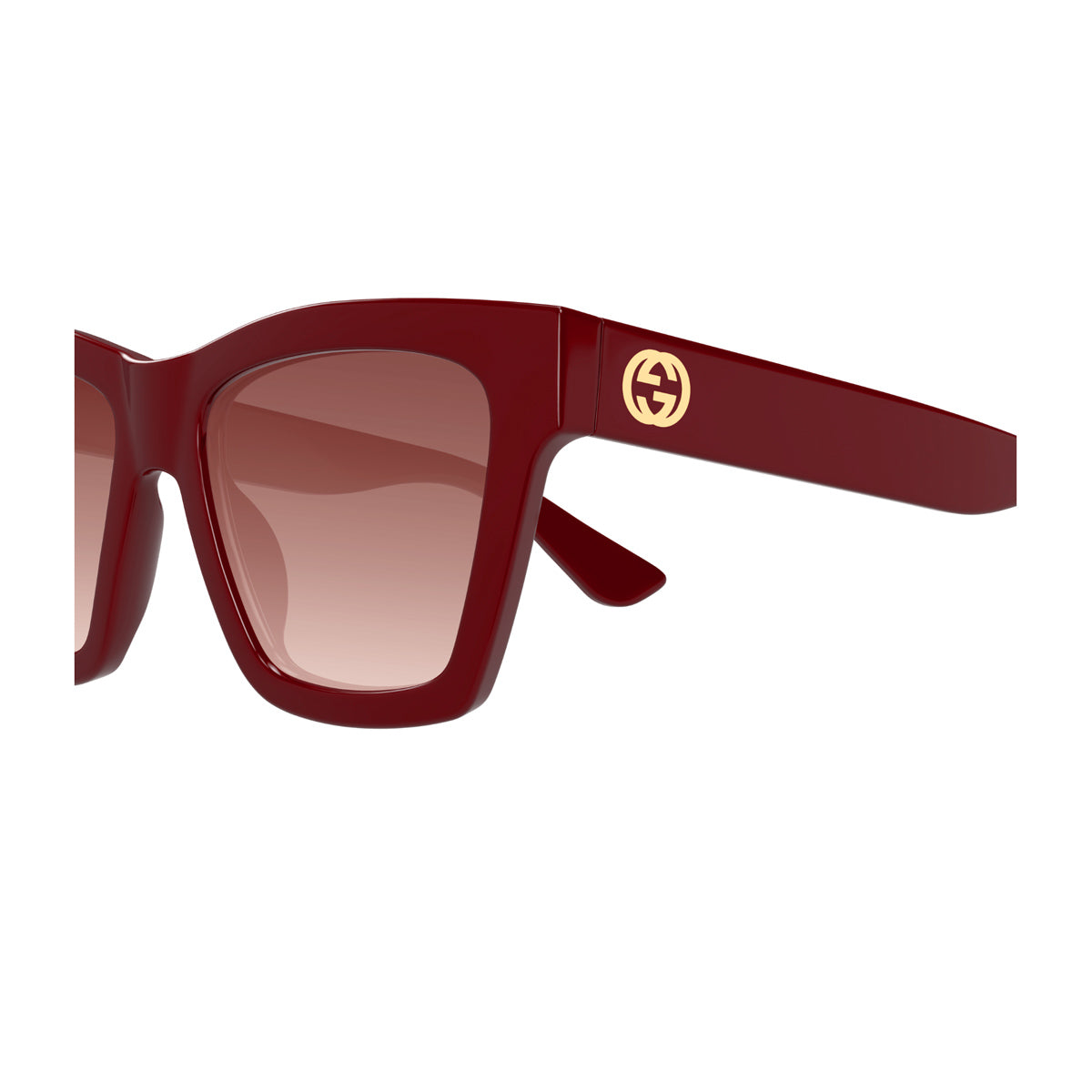 Gucci GG1714S Linea GG Logo 003 Burgundy Red Rosso Acetate Occhiali Da Sole