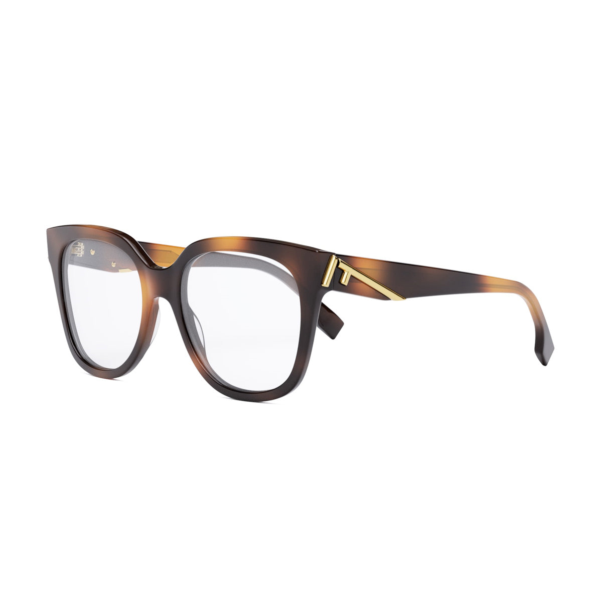FE50064I Fendi First 053 Havana Marrone Acetate Occhiali Da Vista