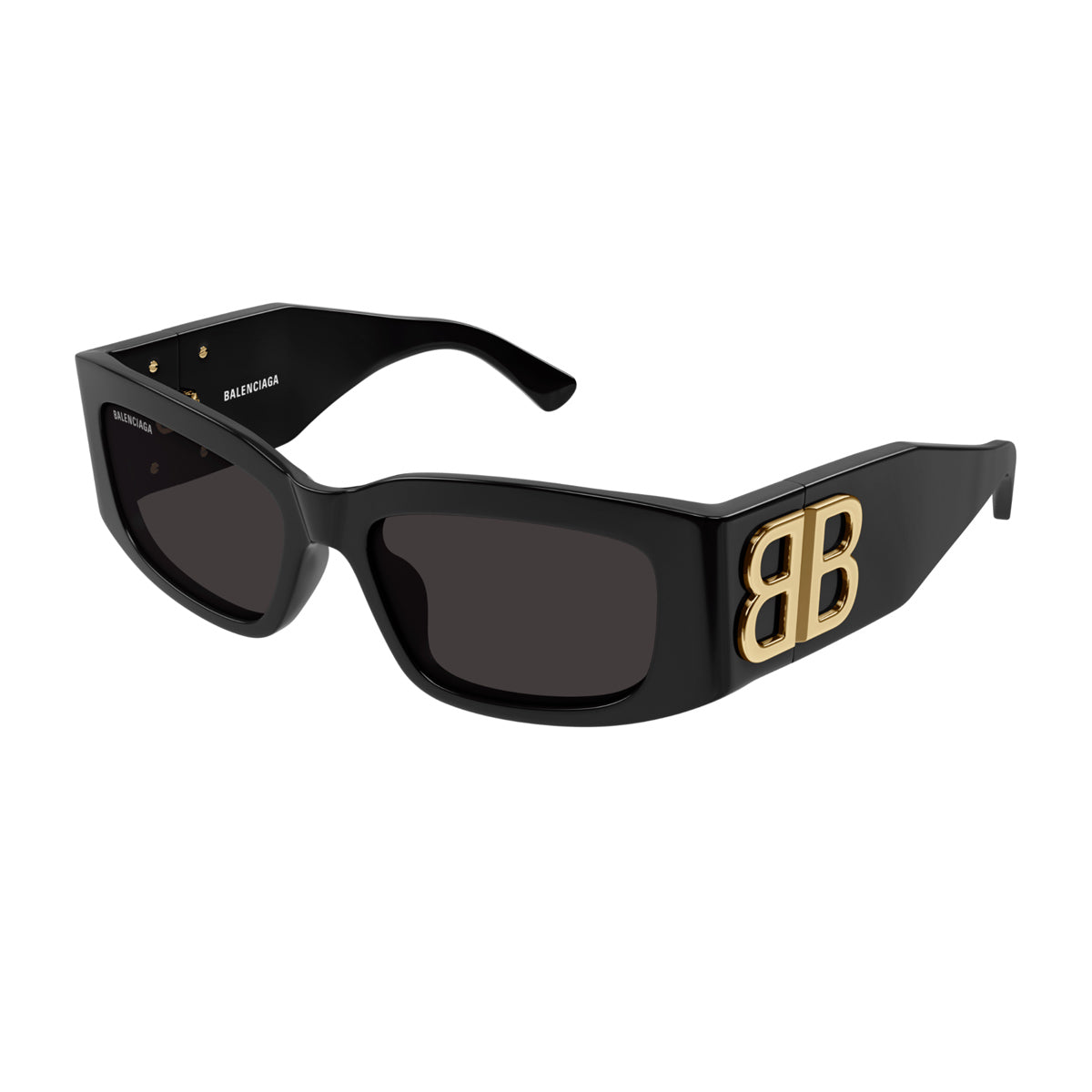 Balenciaga BB0360S Linea Everyday 005 Black Grey Nero Acetate Occhiali Da Sole