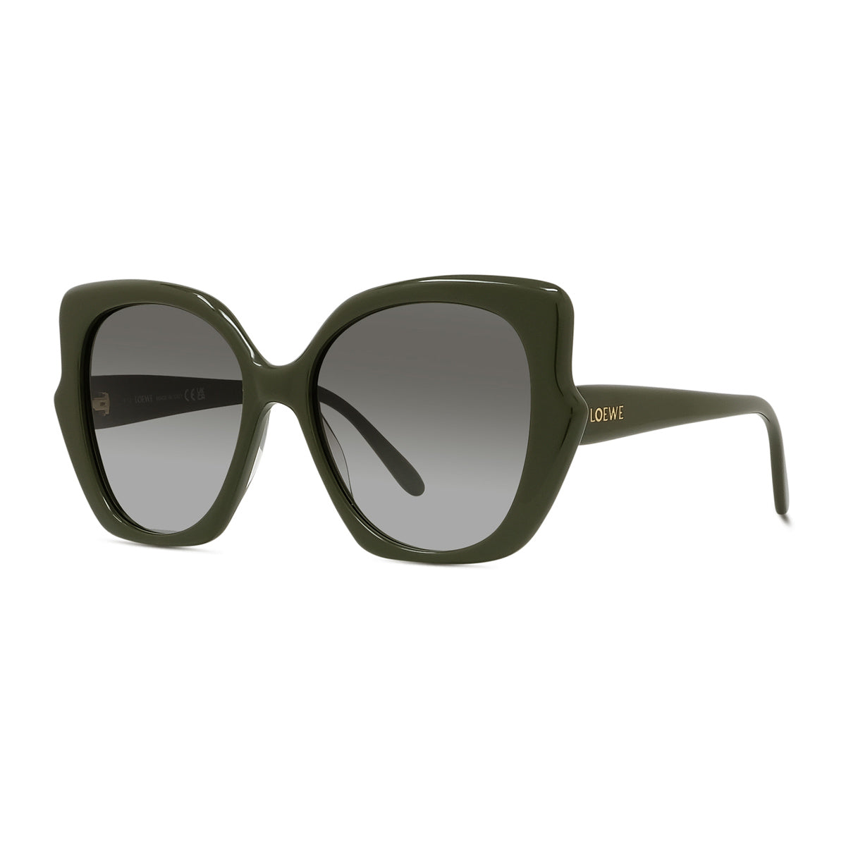 Loewe LW40133I Slim 96B Green Verde Acetate Occhiali Da Sole