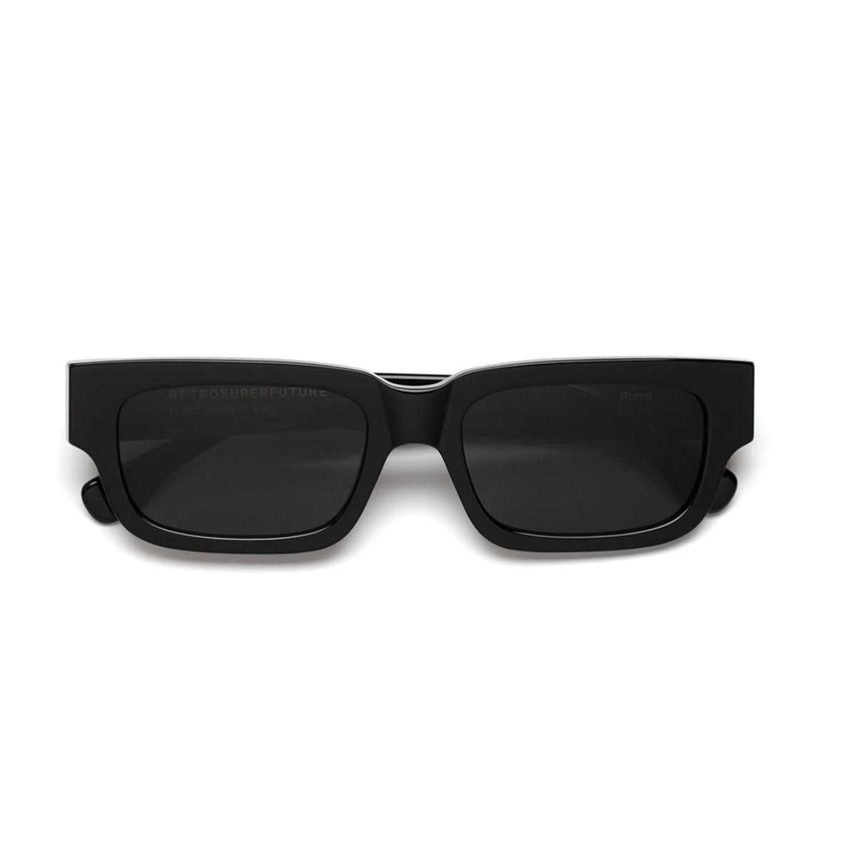 ROMA Black Nero Acetate Occhiali Sole