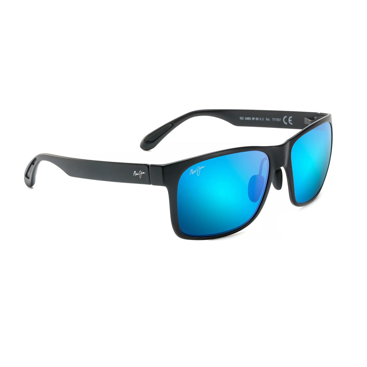Maui Jim RED SANDS blue black matt Nero Nylon Occhiali Sole
