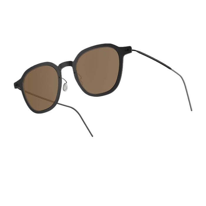 Lindberg Sun Titanium 8348 D16-Color U9-SL114-Black Nero Acetate/titanium Occhiali Da Sole