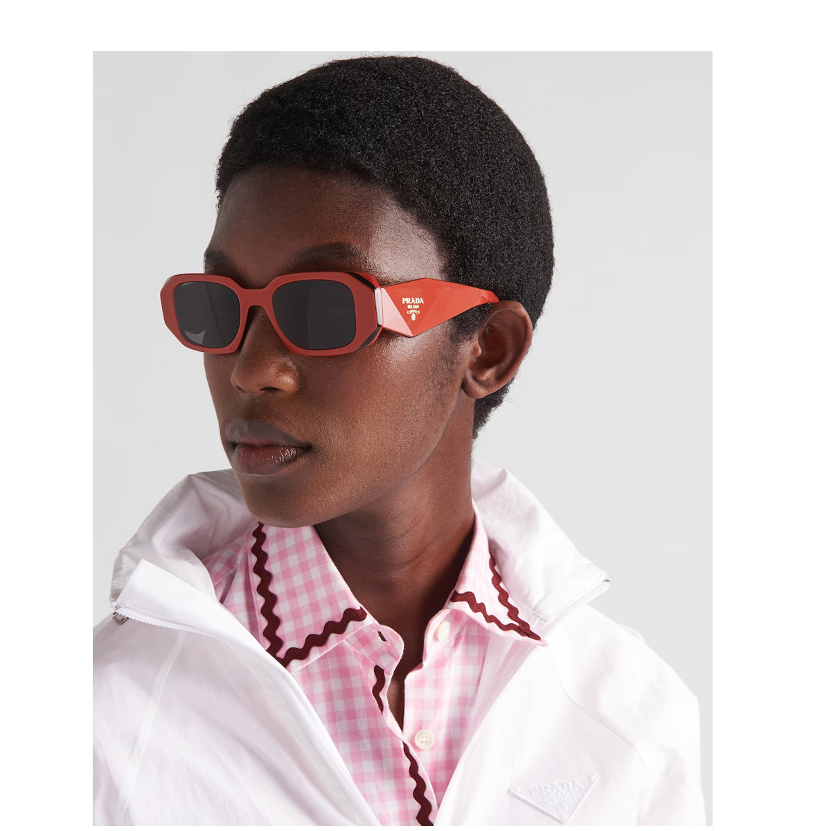 PR17WS 12N5S0 Rosso Acetate Occhiali Sole