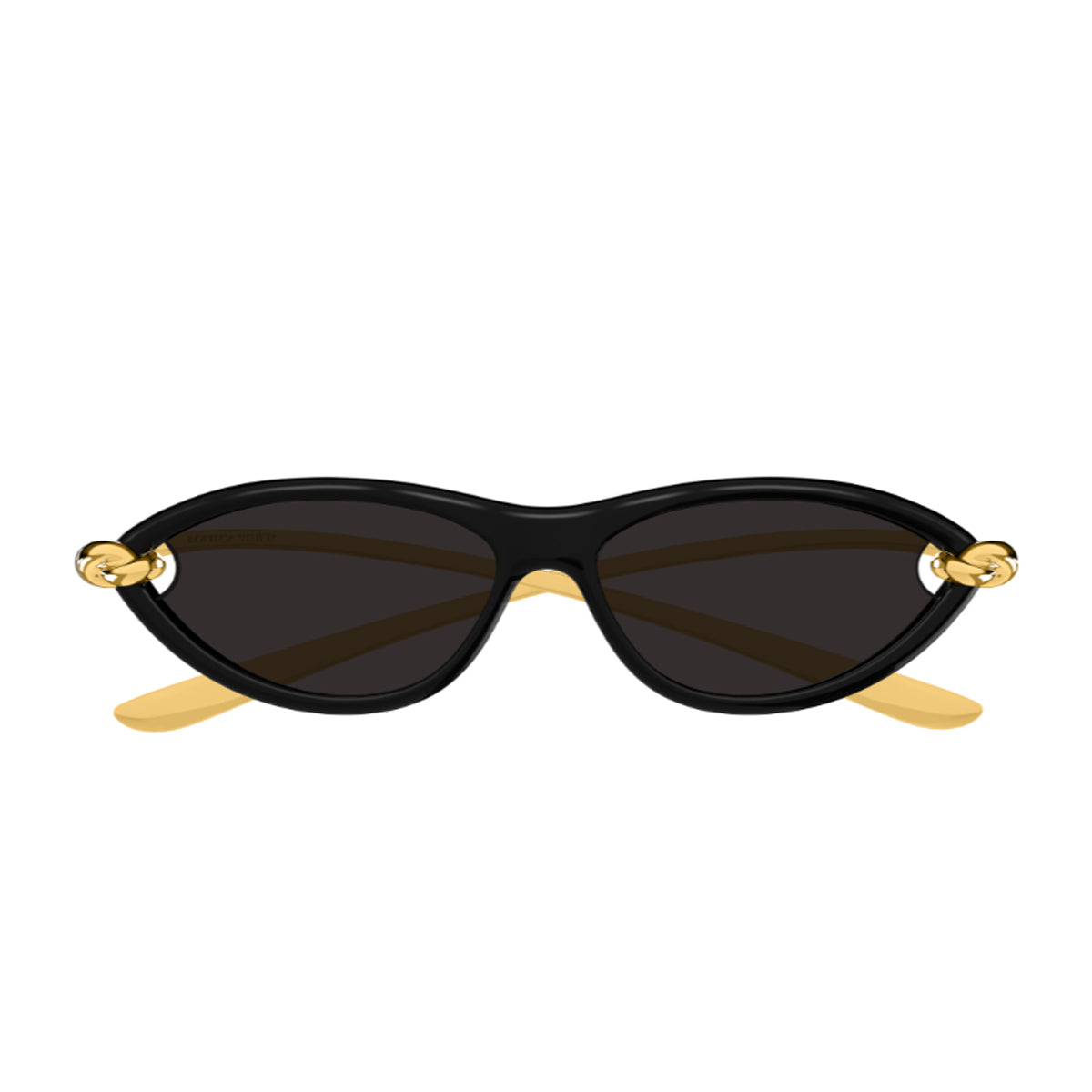 Bottega Veneta BV1390S Signature Icons 001 Black Gold Grey Nero Injected/metal Occhiali Da Sole