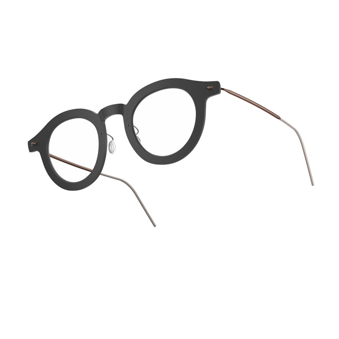 Lindberg N.O.W. 6653 D16-PU12 Black Matte-Brown Nero Acetate/titanium Occhiali Da Vista