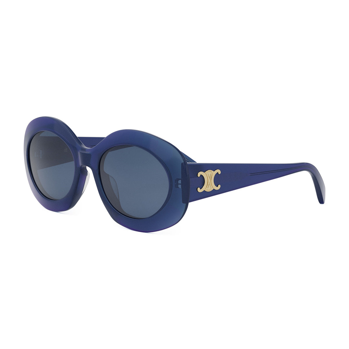 Celine CL40292U Triomphe 90V Blue Blu Acetate Occhiali Da Sole