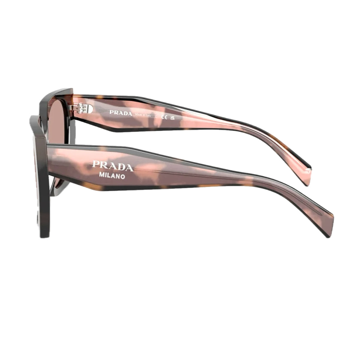 Prada PR15WS 23A60B Malva Tartarugato Marrone Acetate Occhiali Da Sole