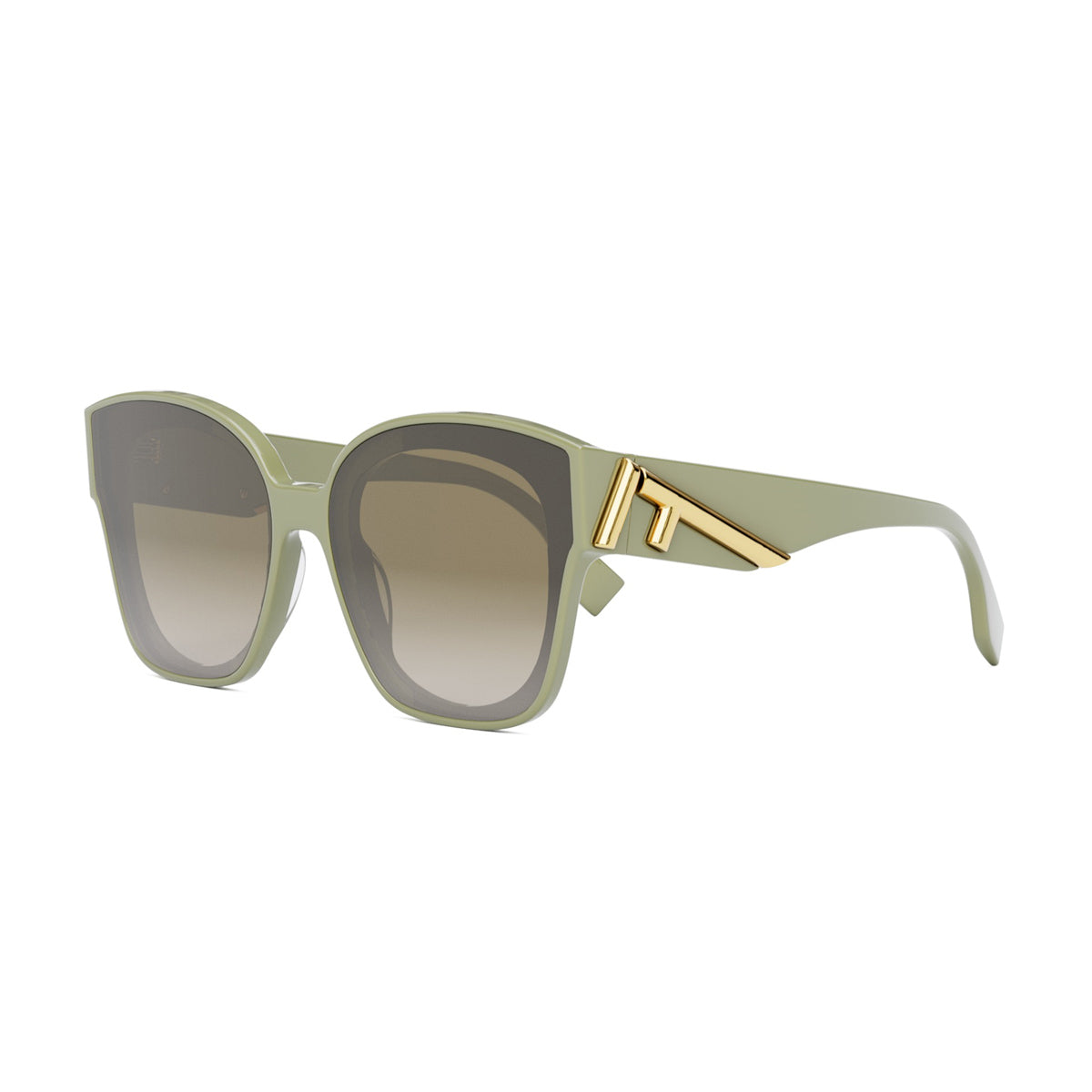 FE40098I Fendi First 95P Verde Chiaro Acetate Occhiali Da Sole