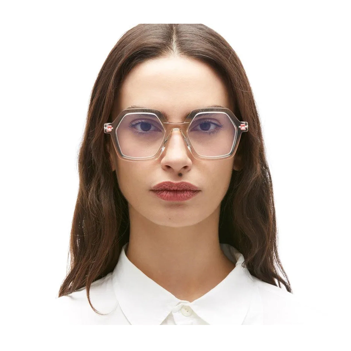 Maske Q8 VT Beige Acetate Occhiali Vista